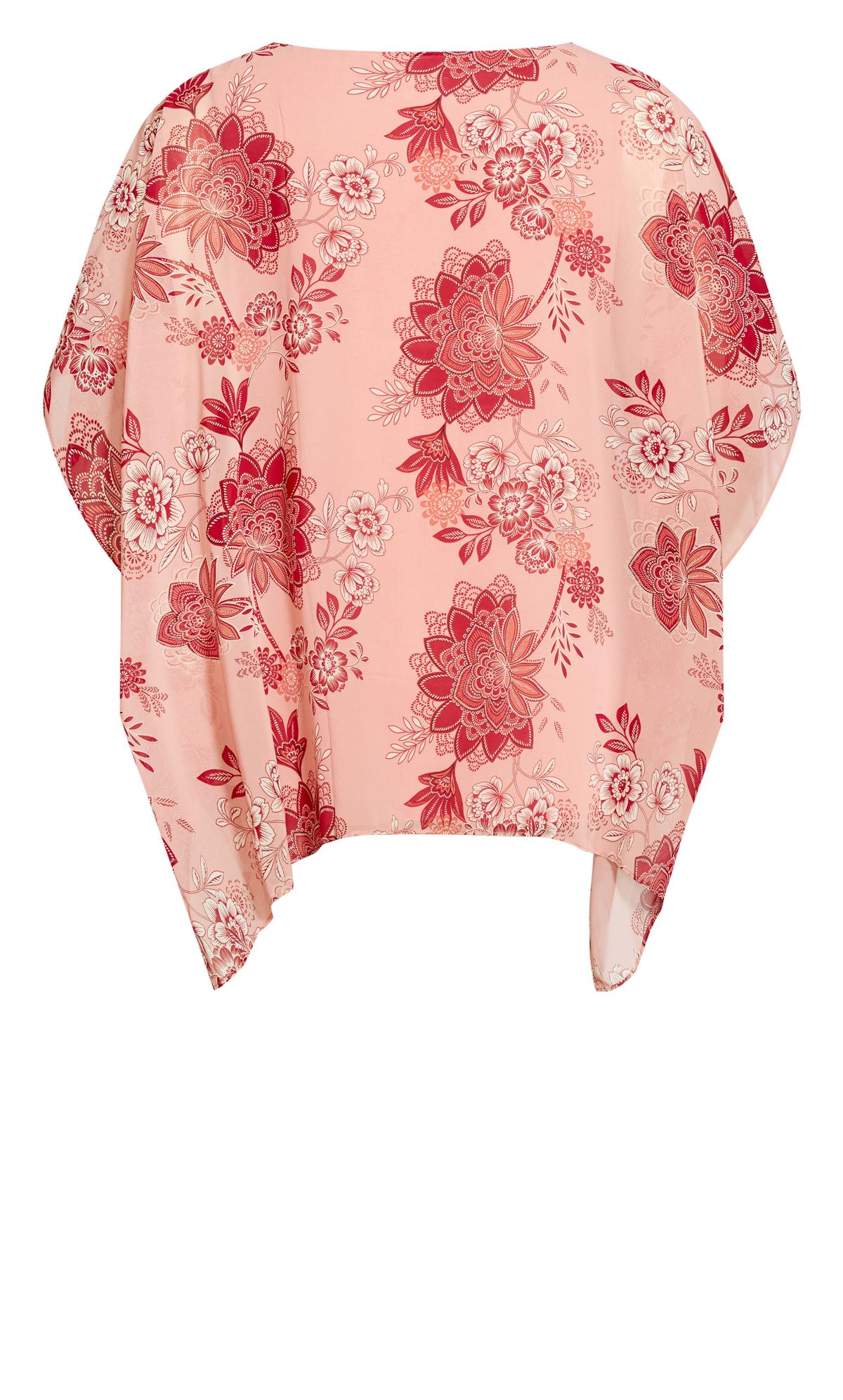 Evans Pink Bella Overlay Top 6