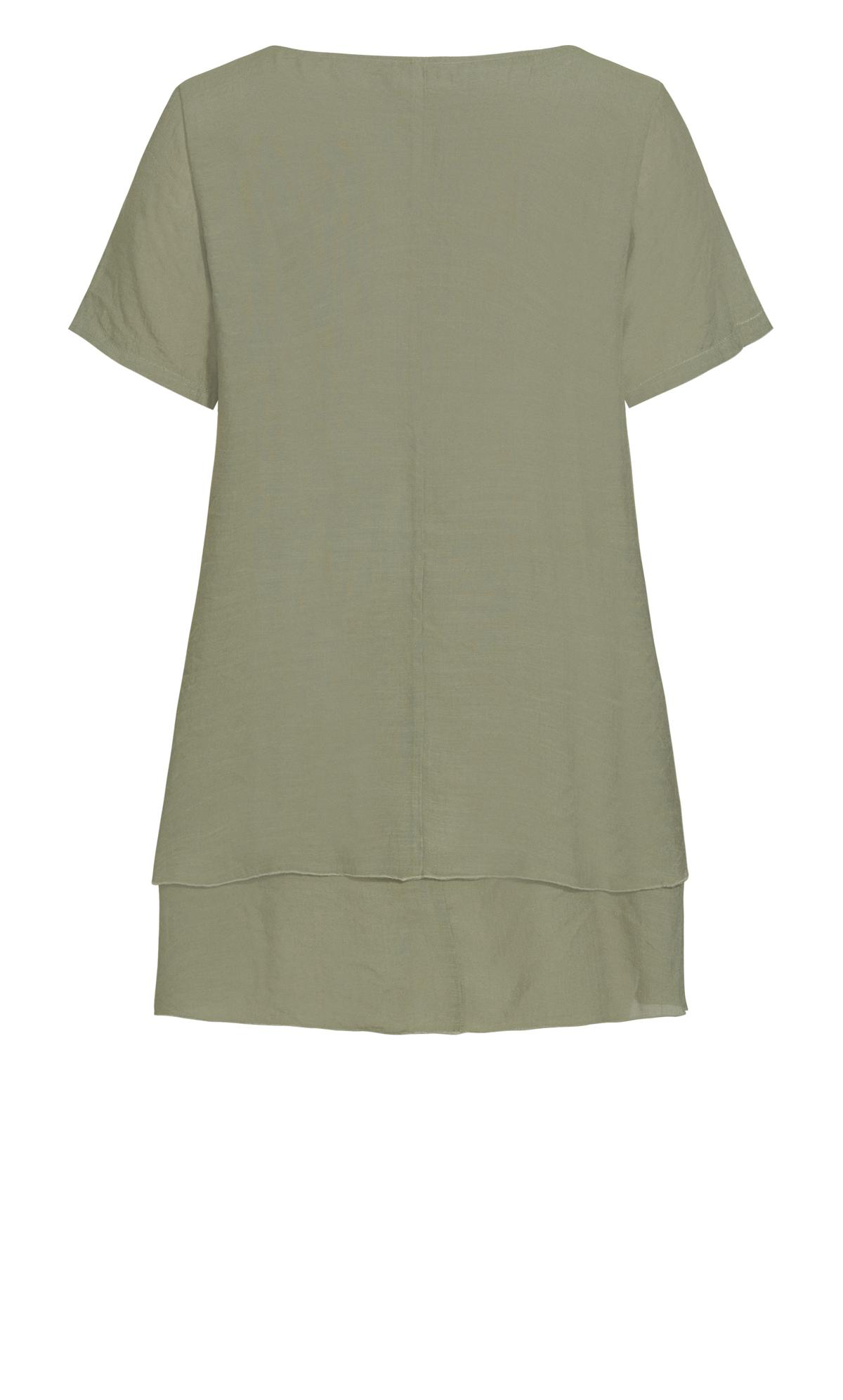 Evans Green Marion Caged Tunic | Evans
