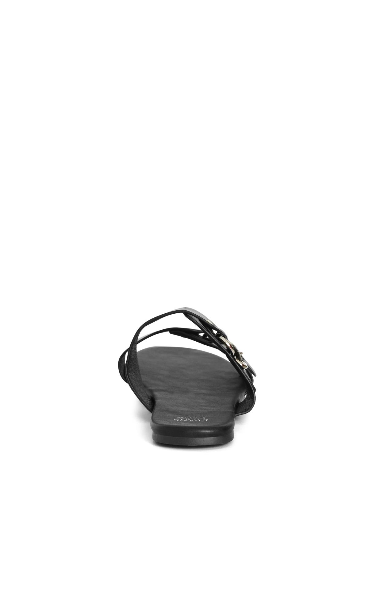 WIDE FIT Harlo Slip On Sandal - black 3