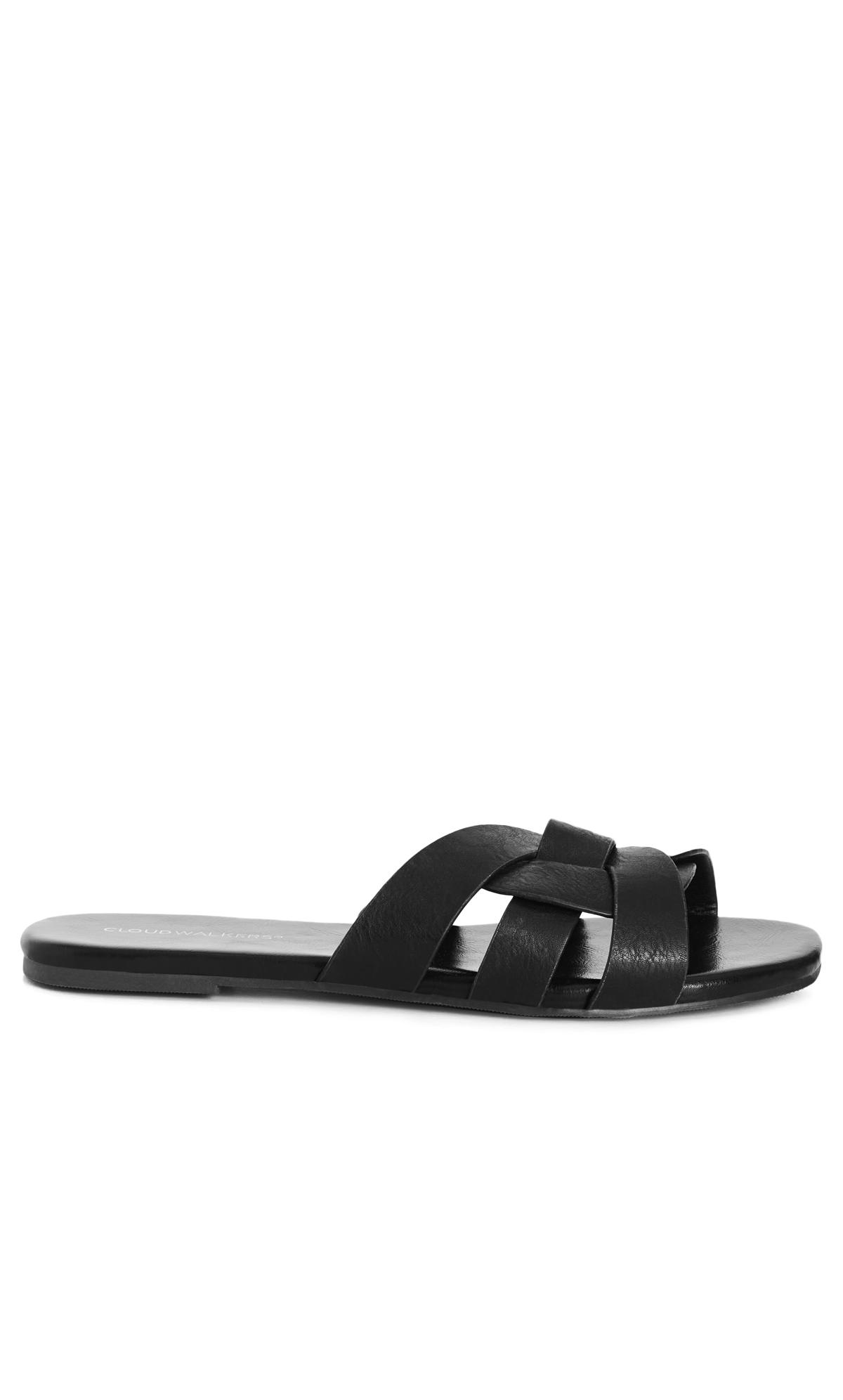 Bex Cross-Over Faux Leather Slide 2
