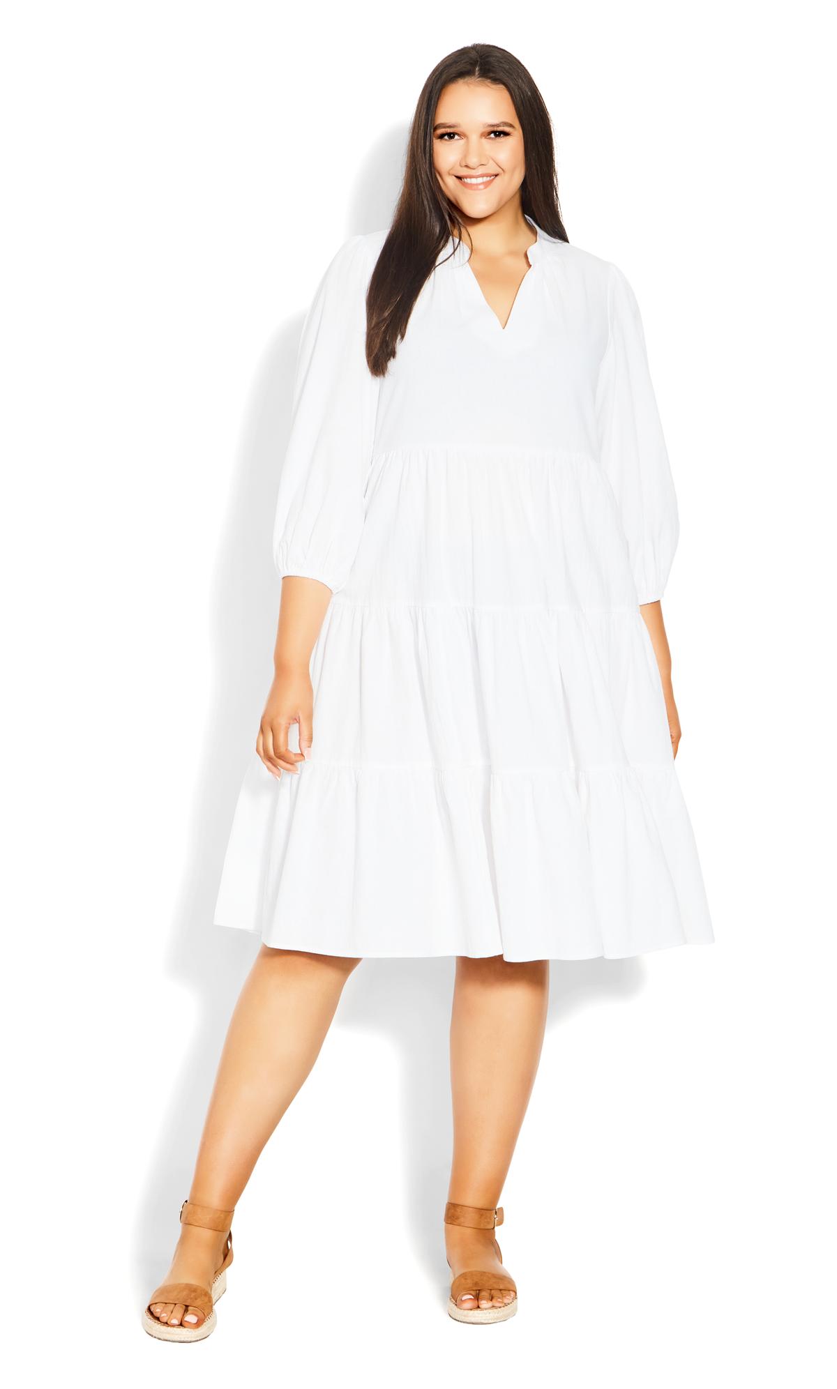 Rena White Midi Dress 1