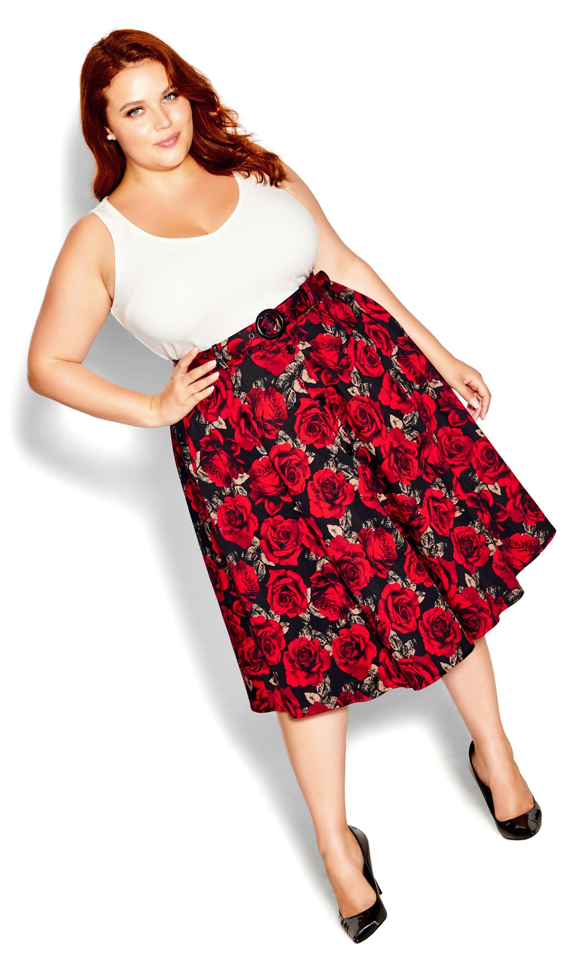 Eleanora Retro Rose Skirt 3