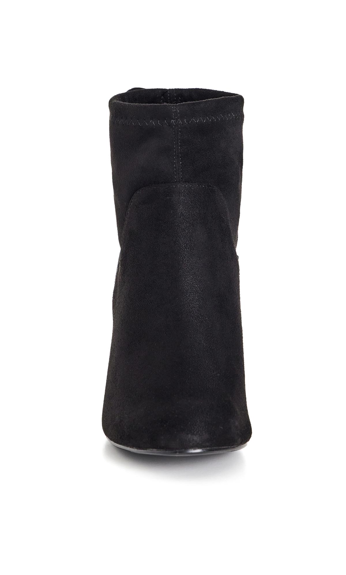 Evans Black WIDE FIT Katya Mid Boot 5