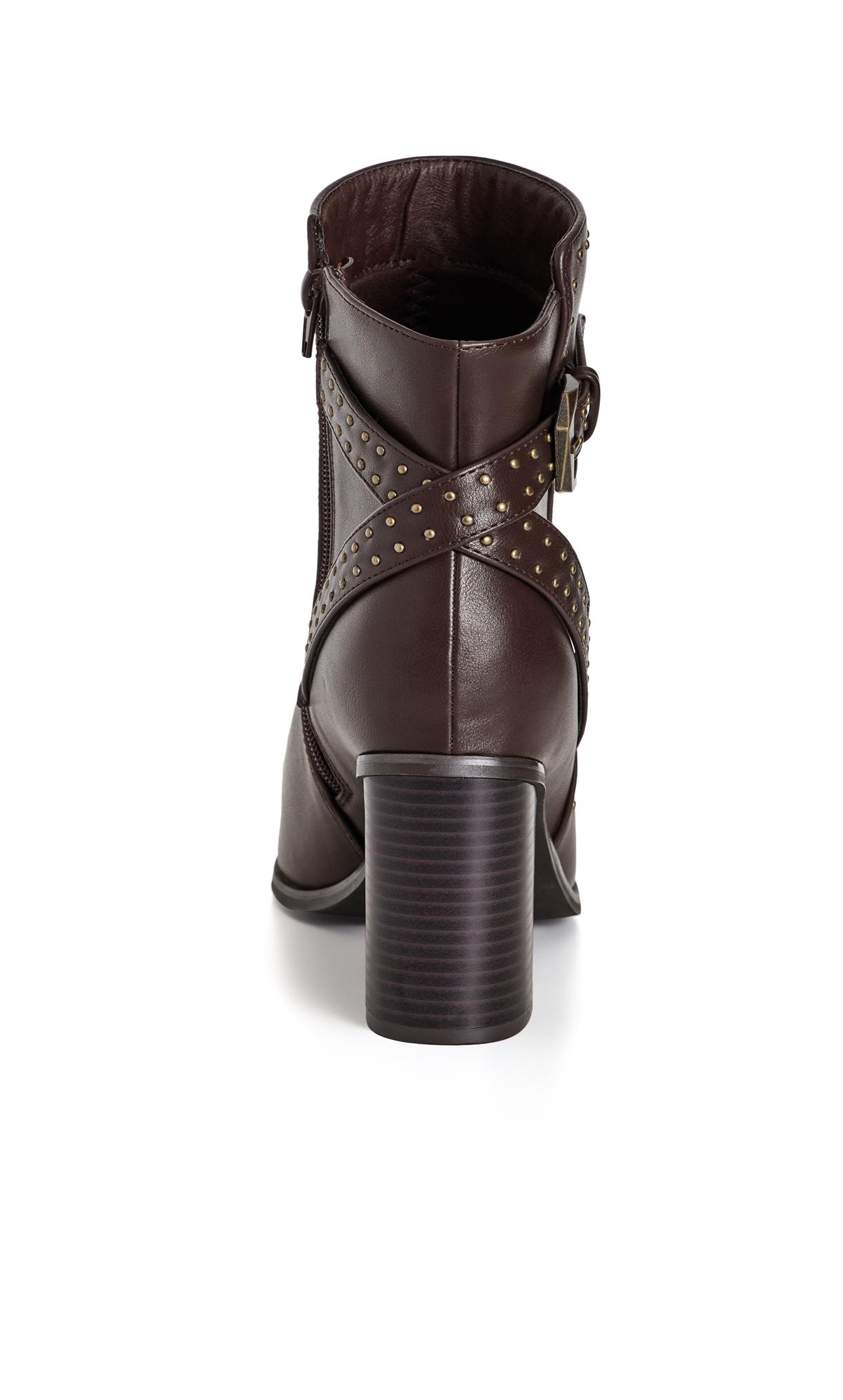 Orly Choc Brown Ankle Boot 3
