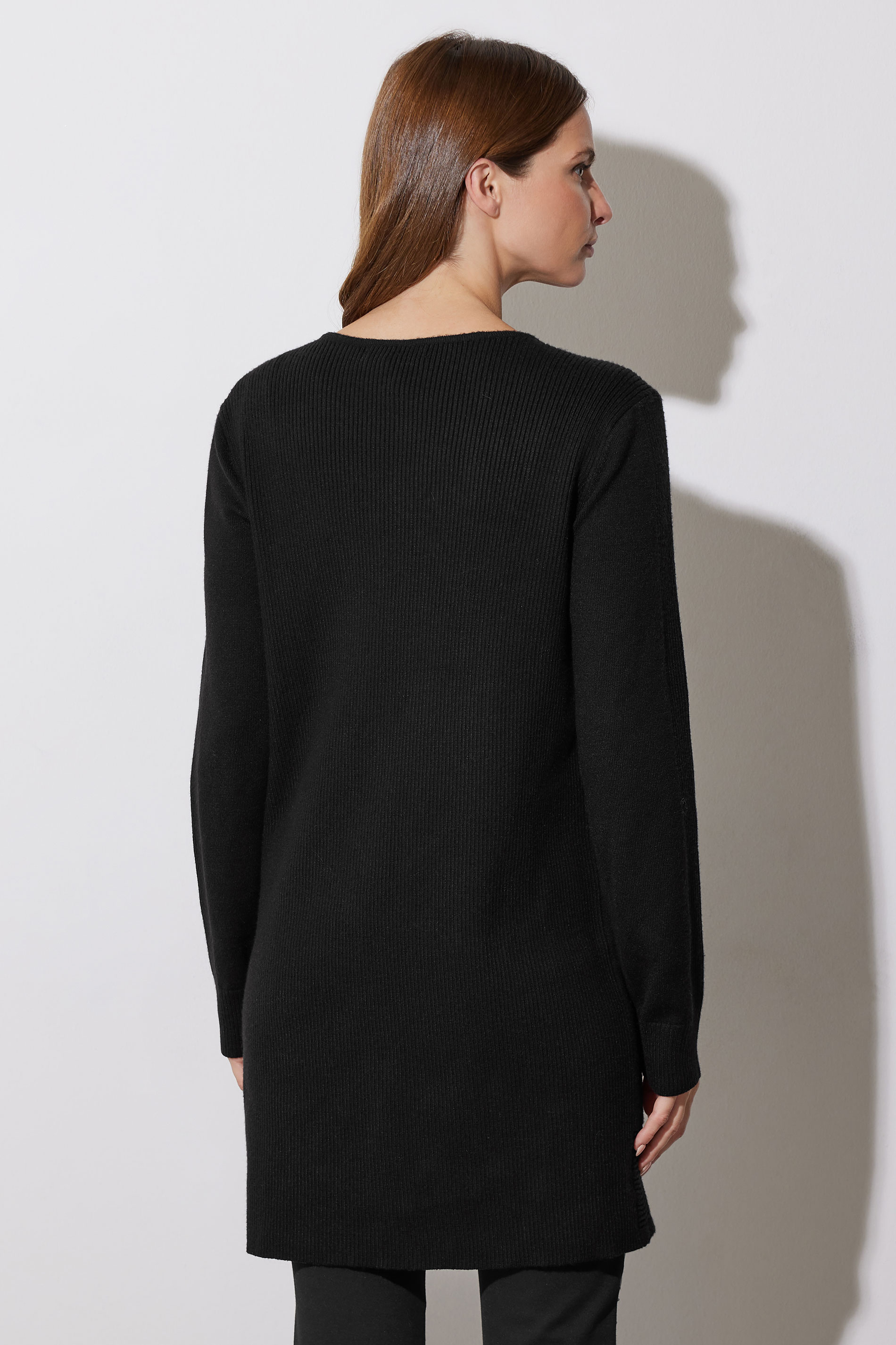 STAR Black Eyelet Detail Zip Cardigan | STAR x JM 5