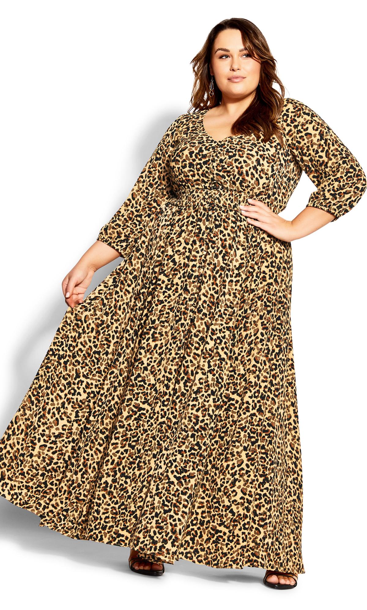 Sarah Leopard Maxi Dress 2