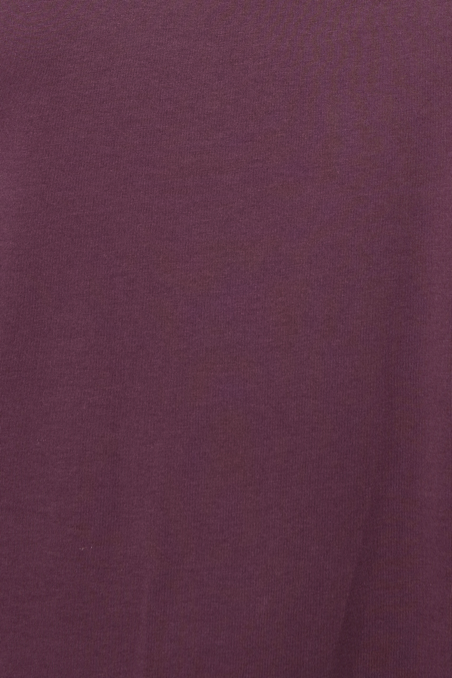 YOURS Plus Size Dark Purple Relaxed Longline T-Shirt | Yours Clothing 5