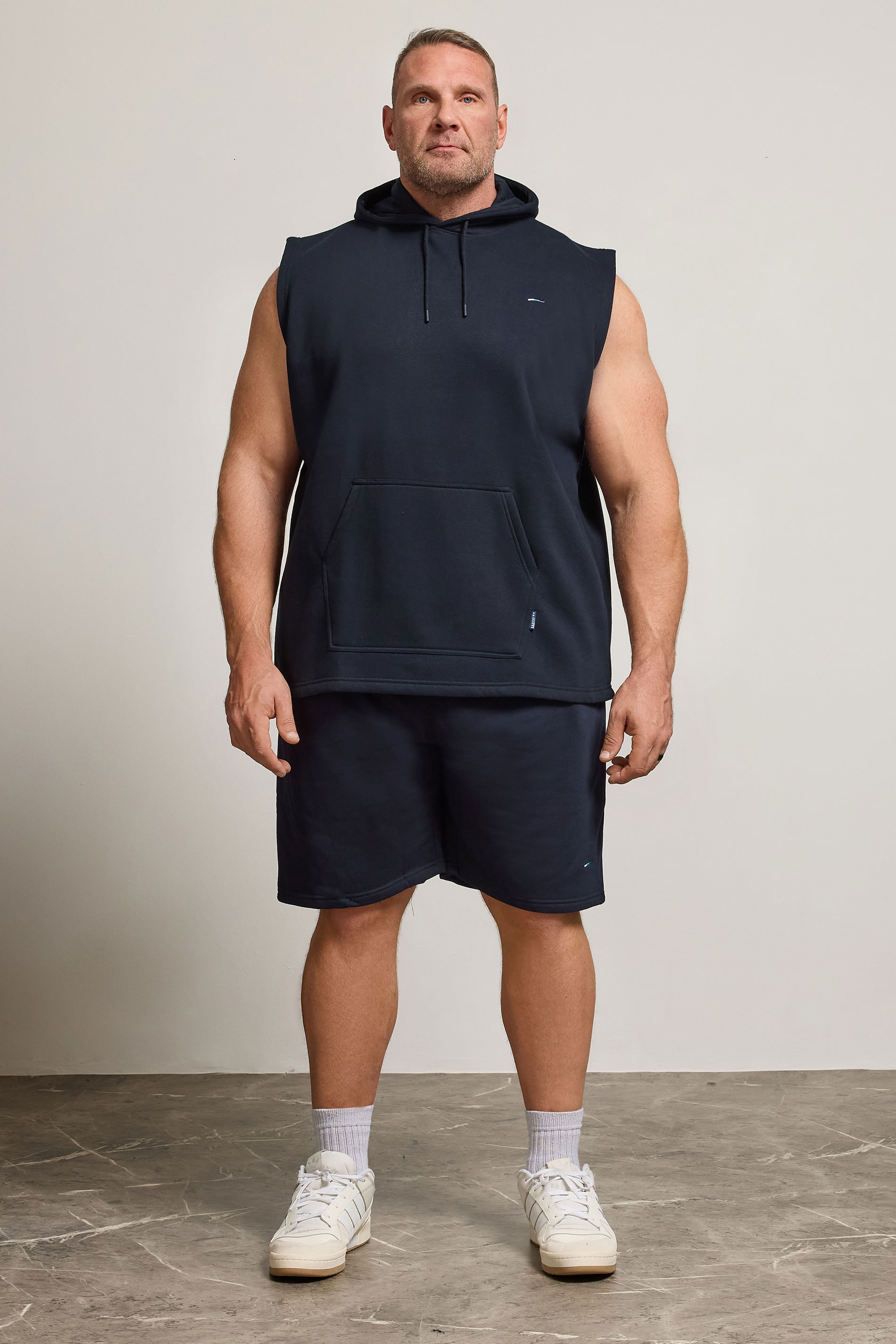 BadRhino Navy Blue Essential Jogger Shorts | BadRhino 1