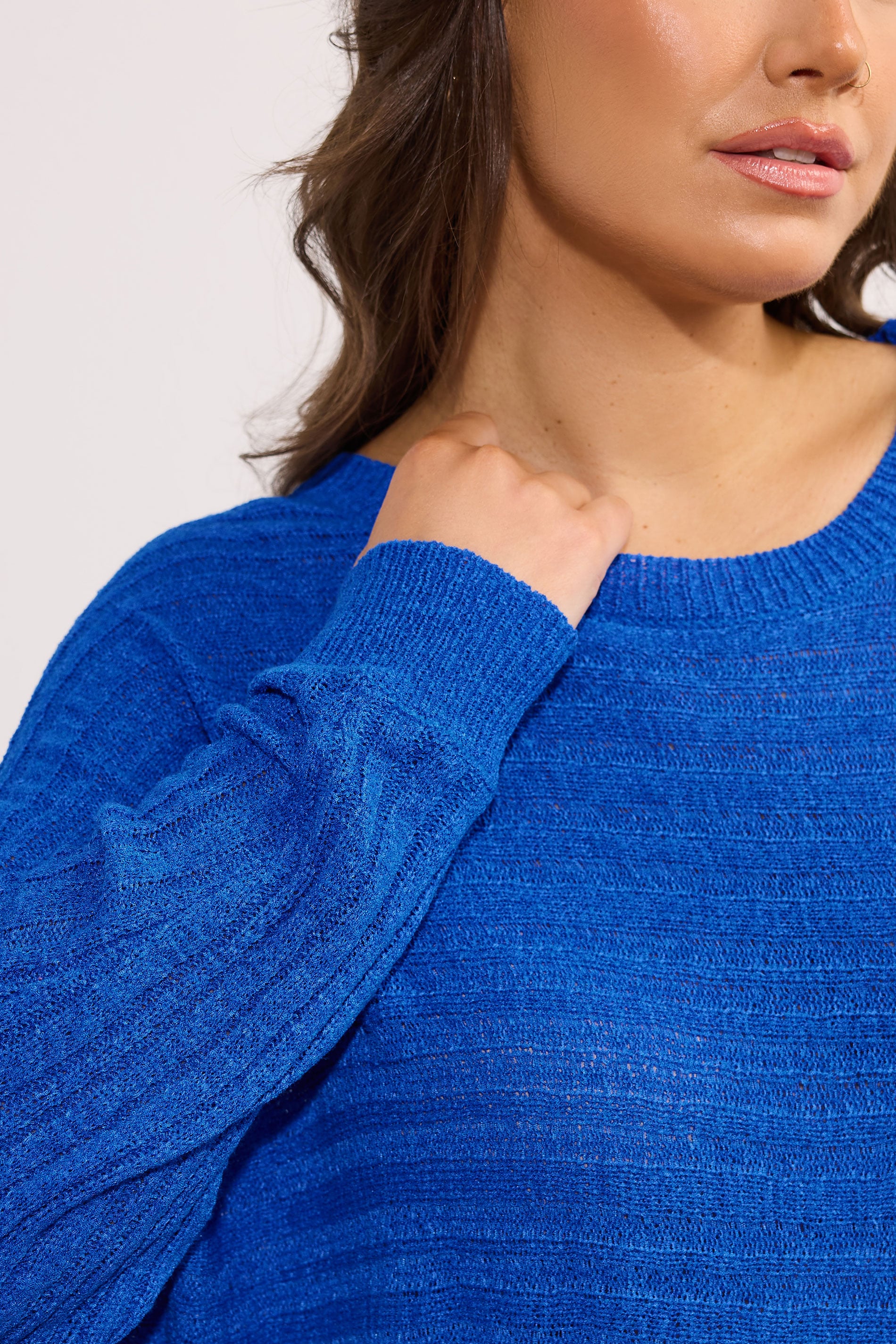 5011213 Beige Bat Sleeve Jumper