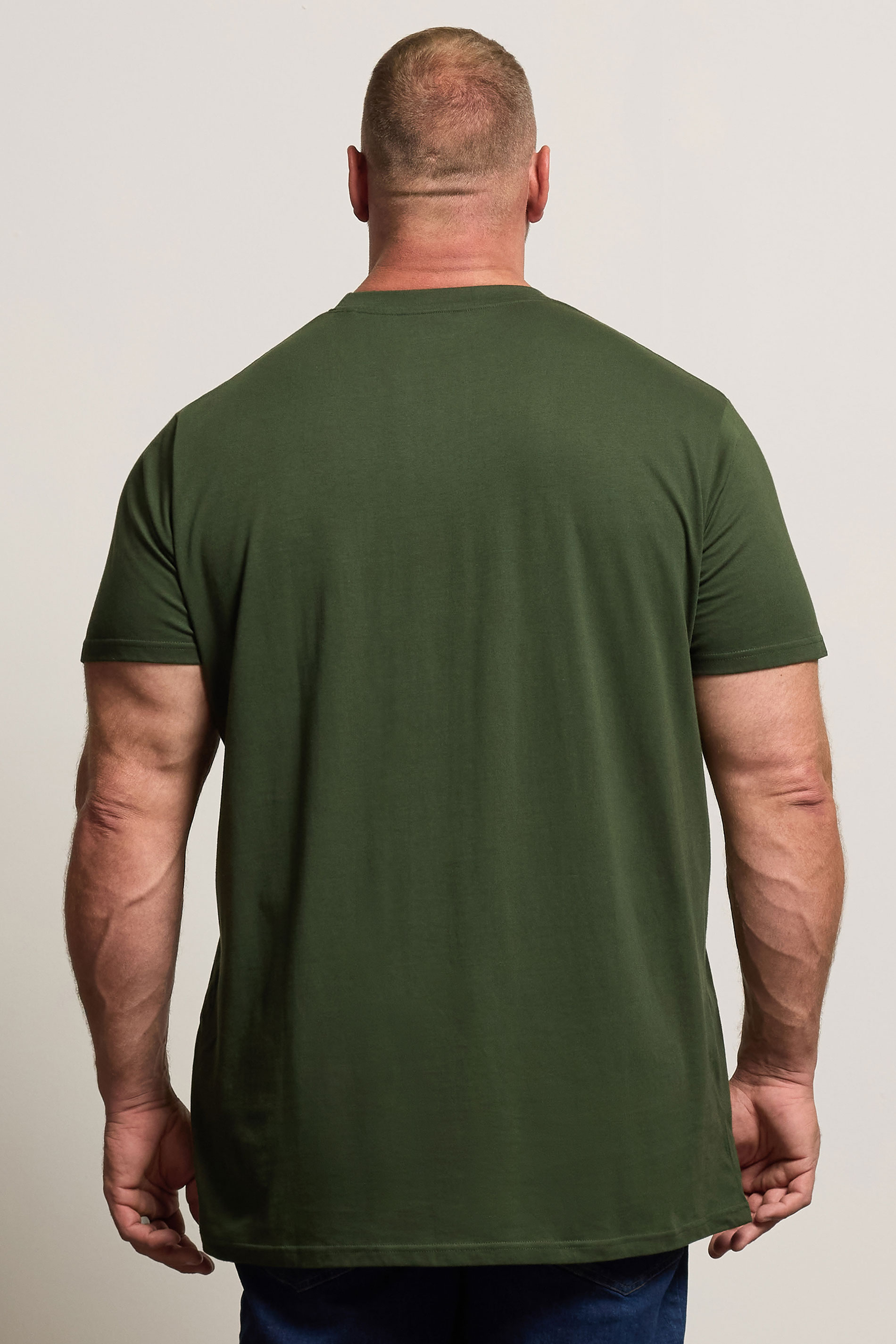 BadRhino Big & Tall Dark Green Extra Long Core T-Shirt | BadRhino 2
