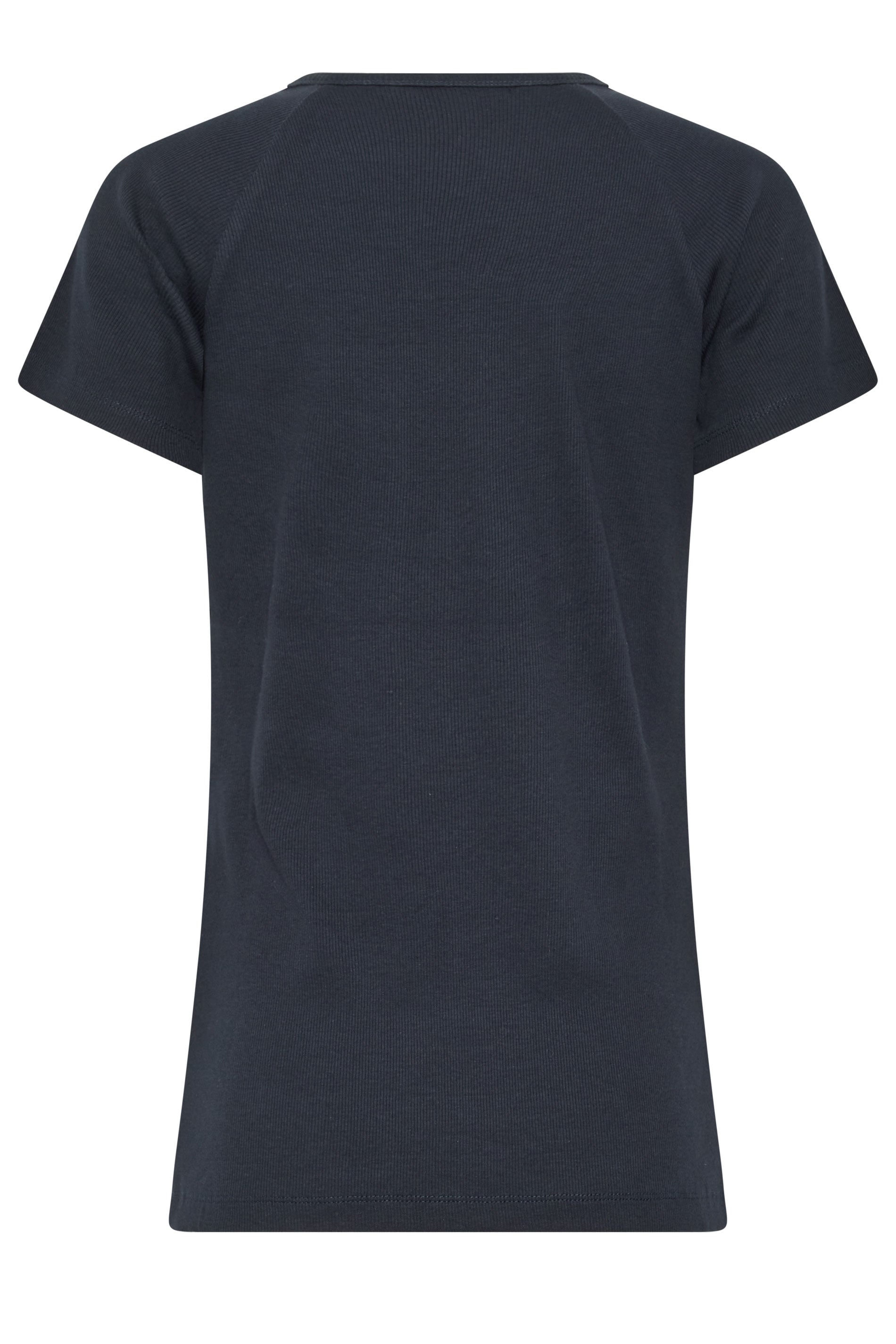 LTS Tall Women's Navy Blue Ribbed T-Shirt | Long Tall Sally 6