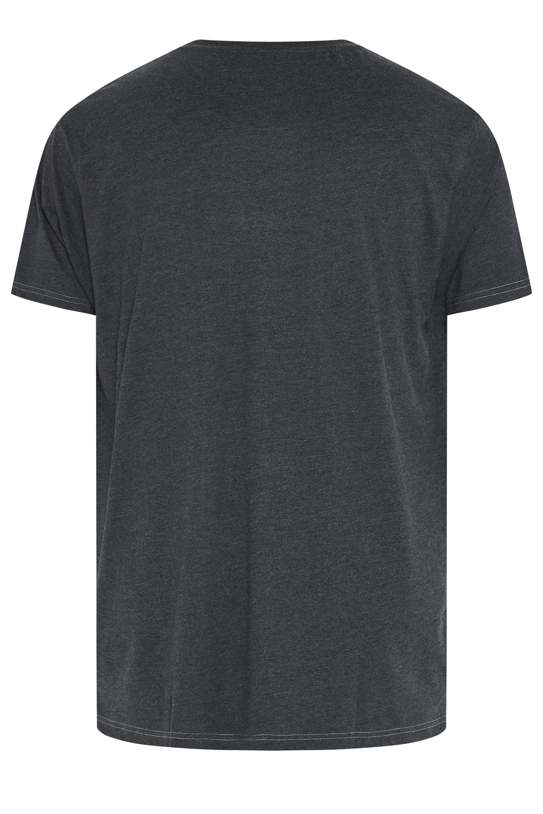 KAM Big & Tall Black Brooklyn Motorbike Graphic Print T-Shirt | BadRhino 2