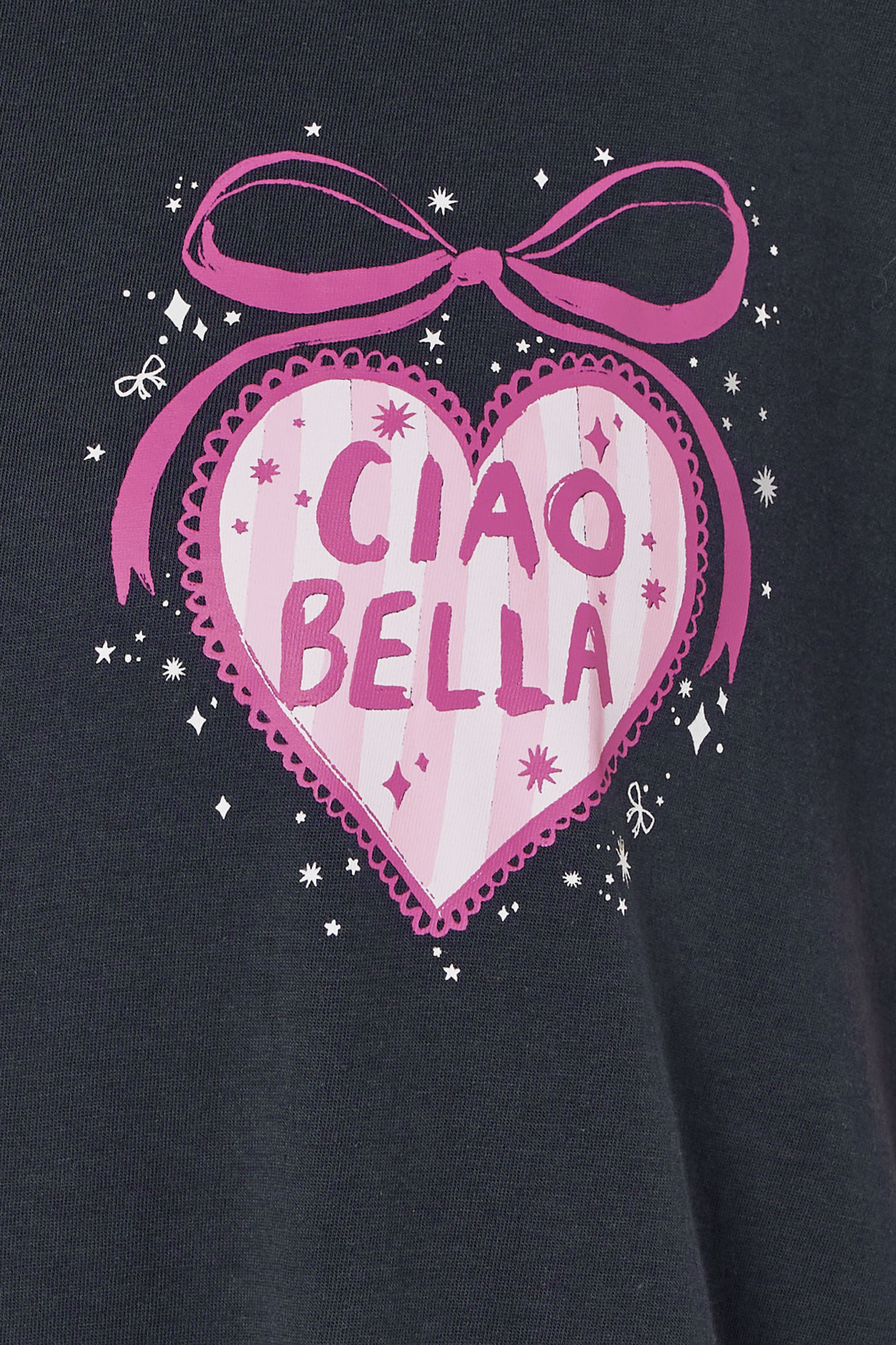 YOURS Plus Size 2 PACK Navy Blue 'Ciao Bella' Midaxi Nightdresses | Yours Clothing 6