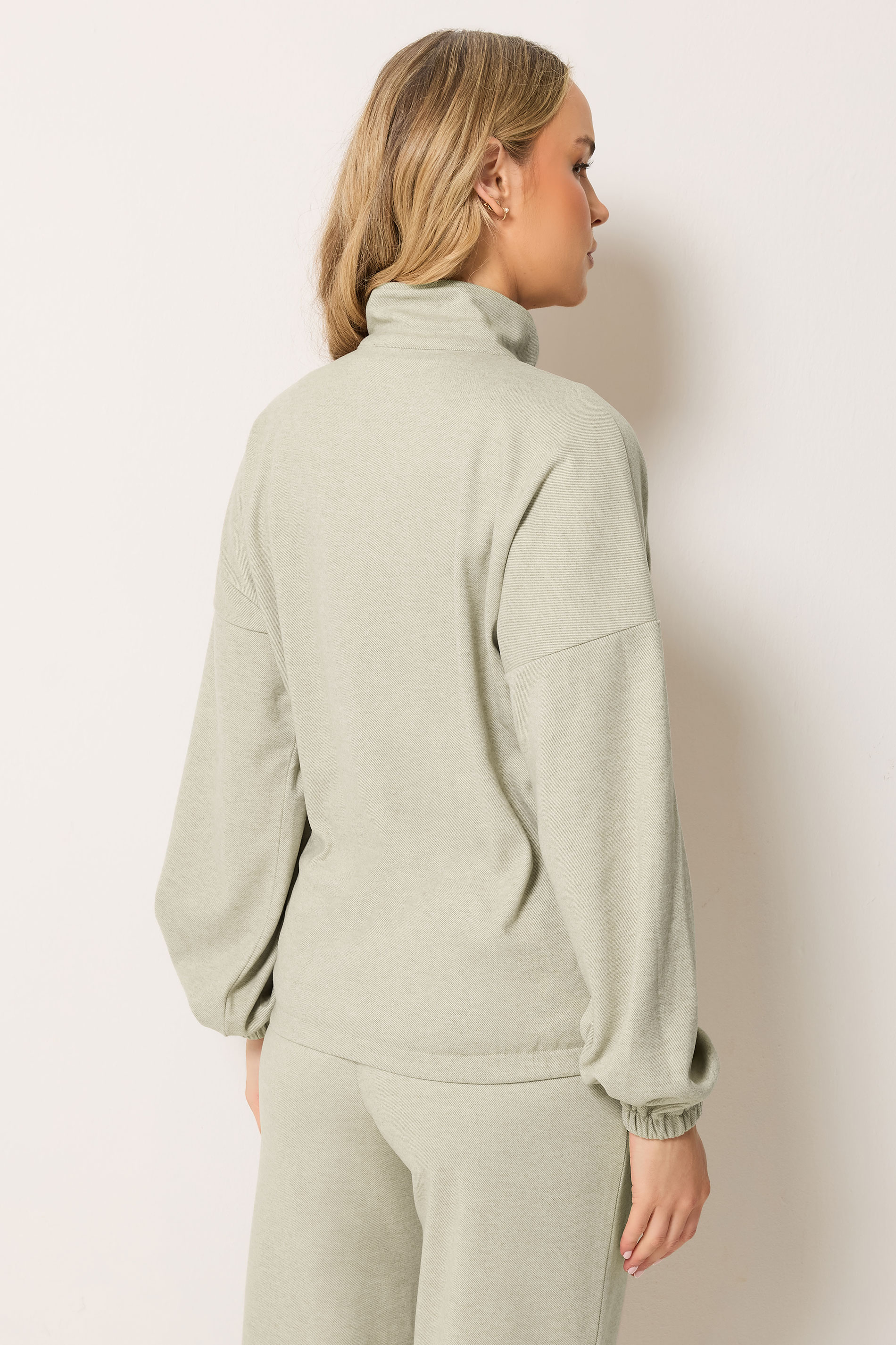 LTS PREMIUM Tall Women's Natural Brown Funnel Neck Jacket | Long Tall Sally 5