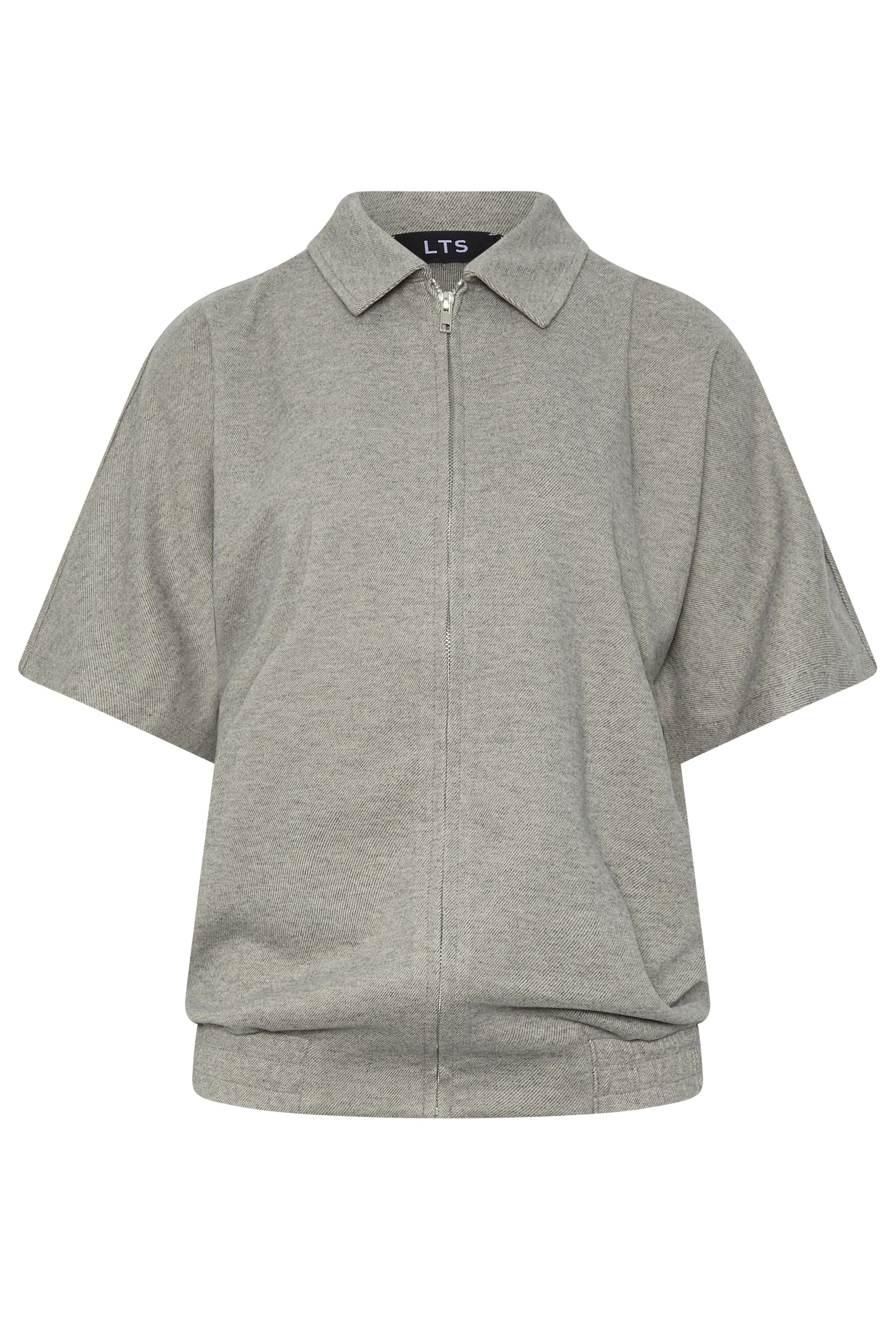 LTS PREMIUM Tall Women's Brown Brushed Short Sleeve Jacket | Long Tall Sally 1