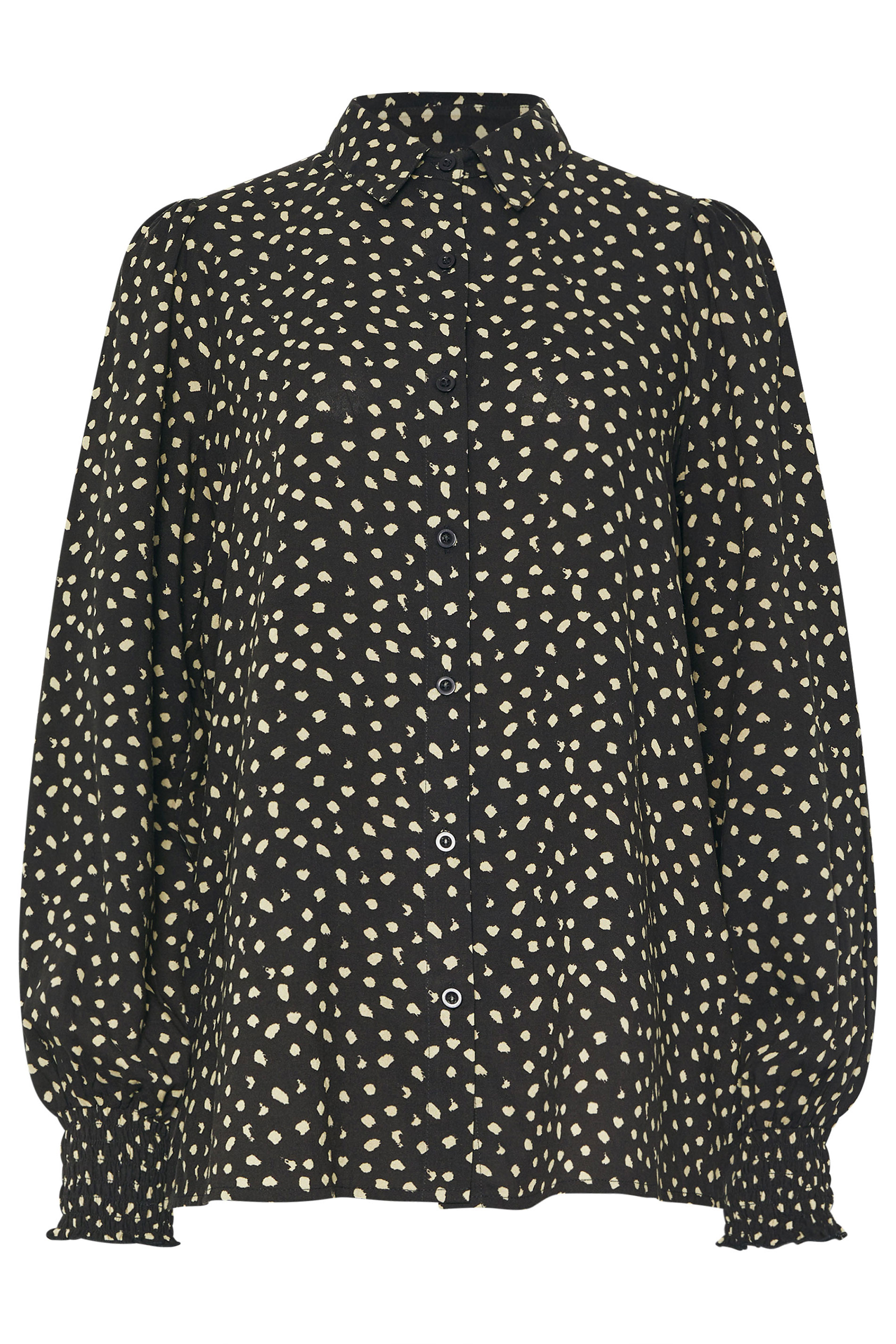 LTS Tall Black Spot Balloon Sleeve Shirt | Long Tall Sally 5