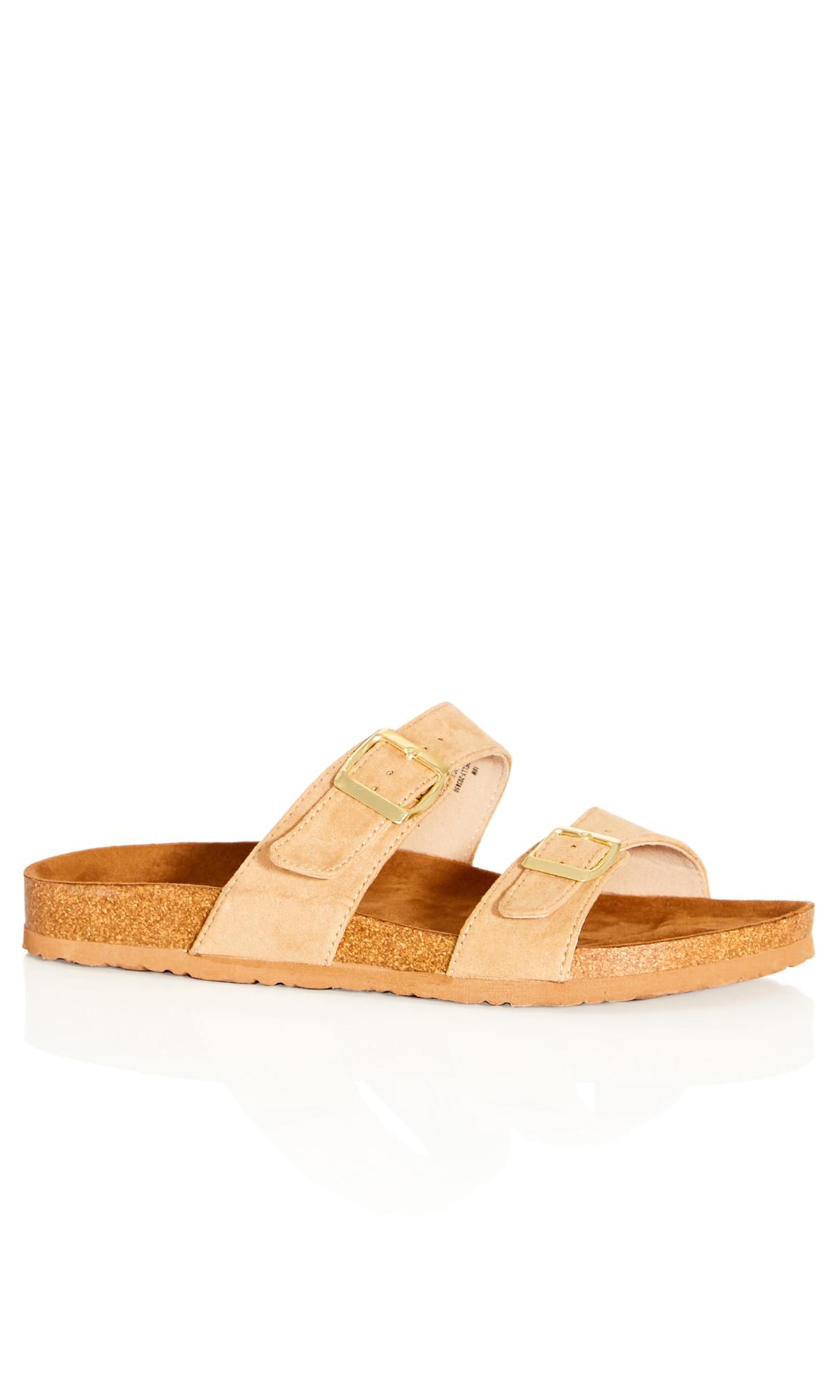 WIDE FIT Nelly Sandal - tan 1