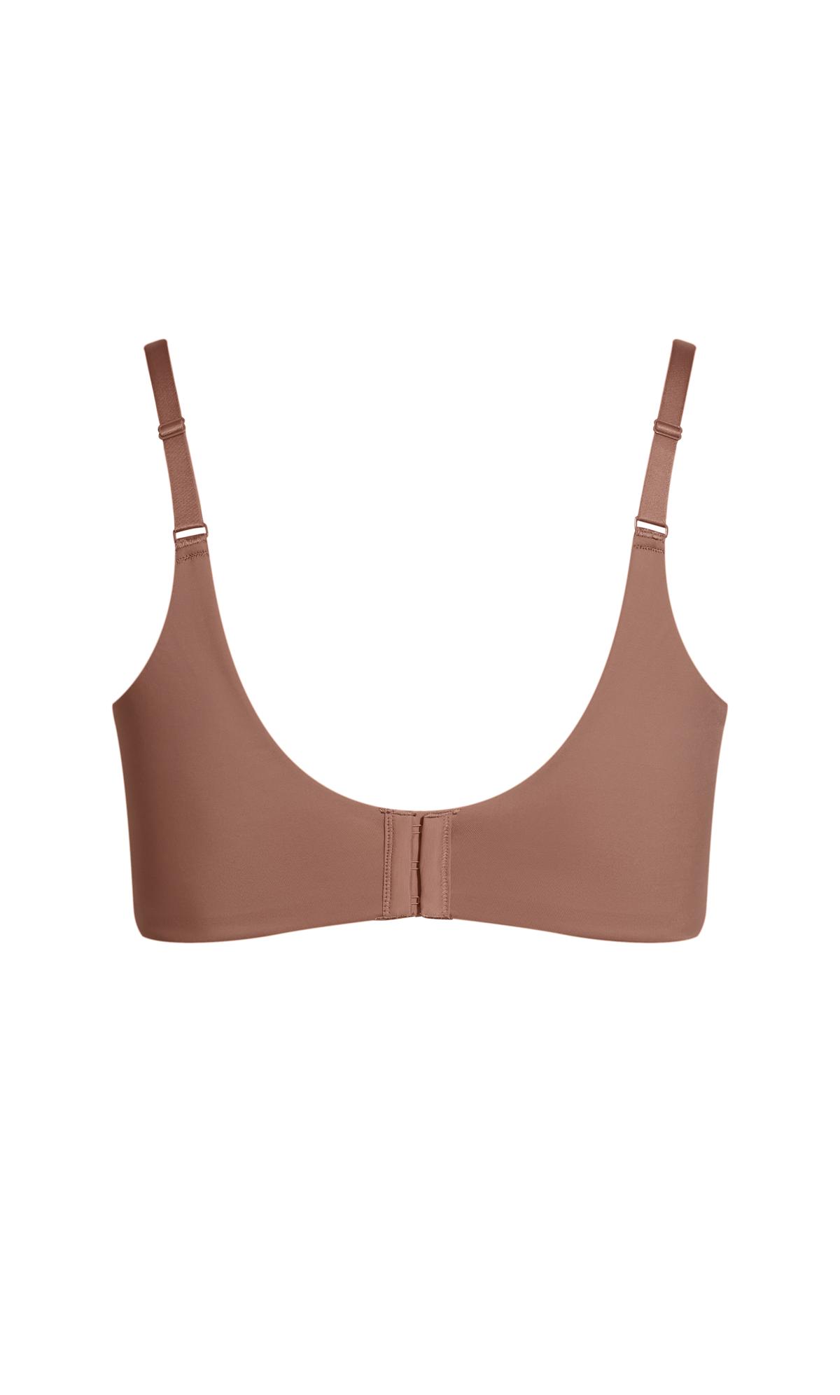 CITY CHIC | Women's Plus Size Smooth & Chic T-Shirt Bra - bronze - 38F/G