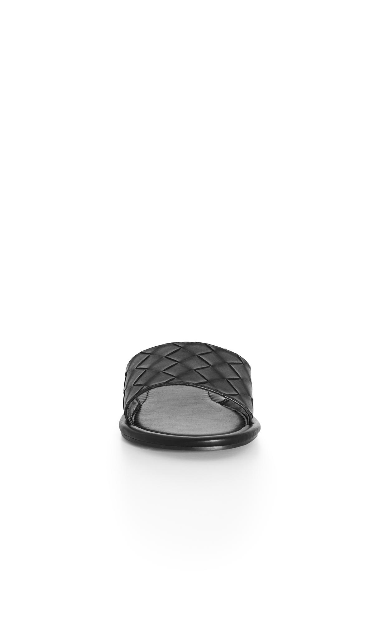 Evans Black WIDE FIT Weave Slide | Evans 6