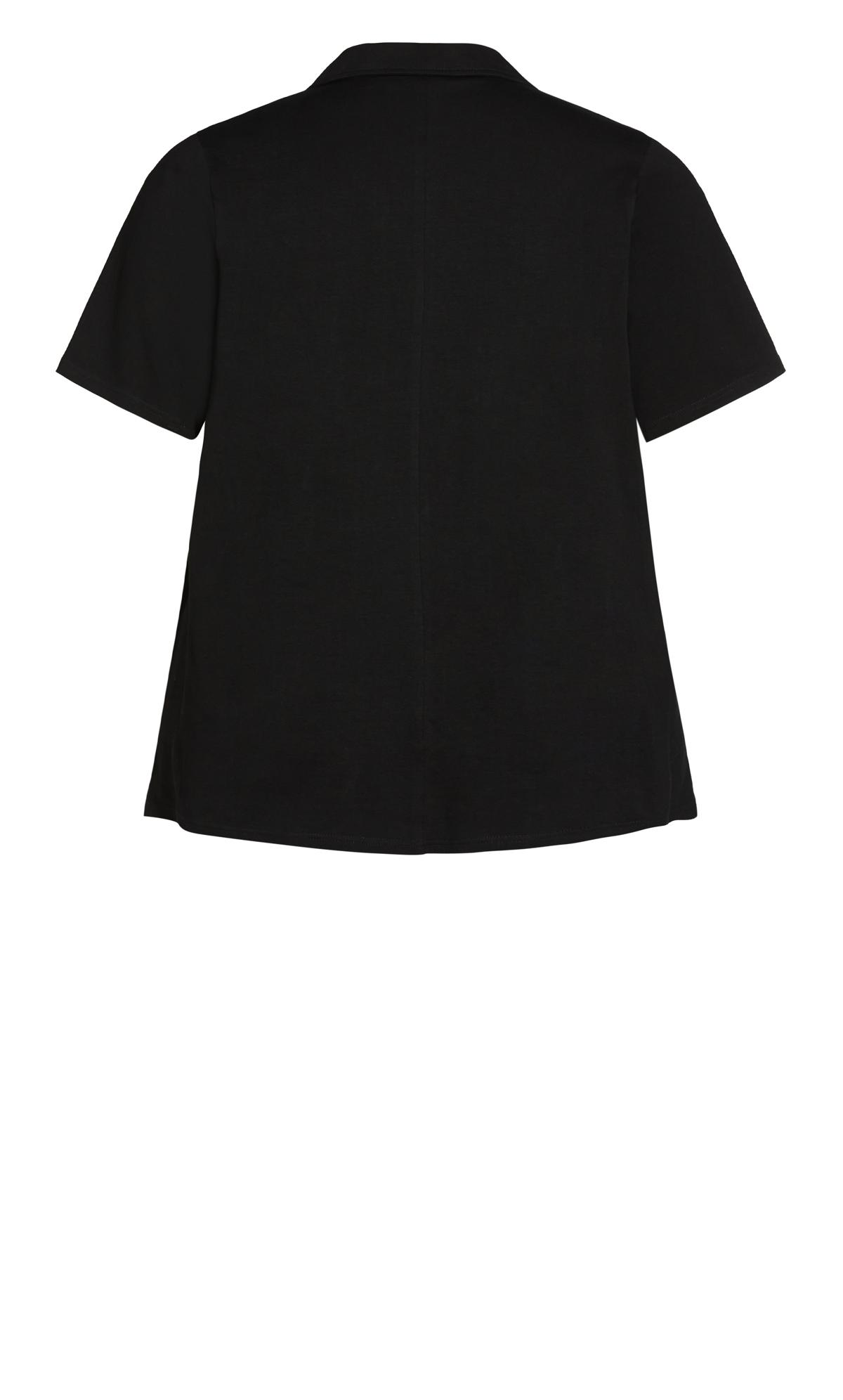 Evans Black 2 in 1 Polo T-Shirt 3