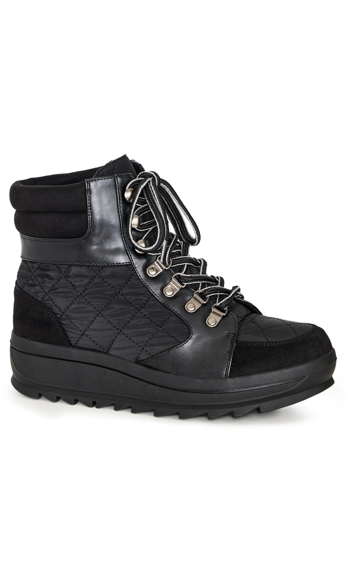 Piper Black Wide Fit Winter Boot 2