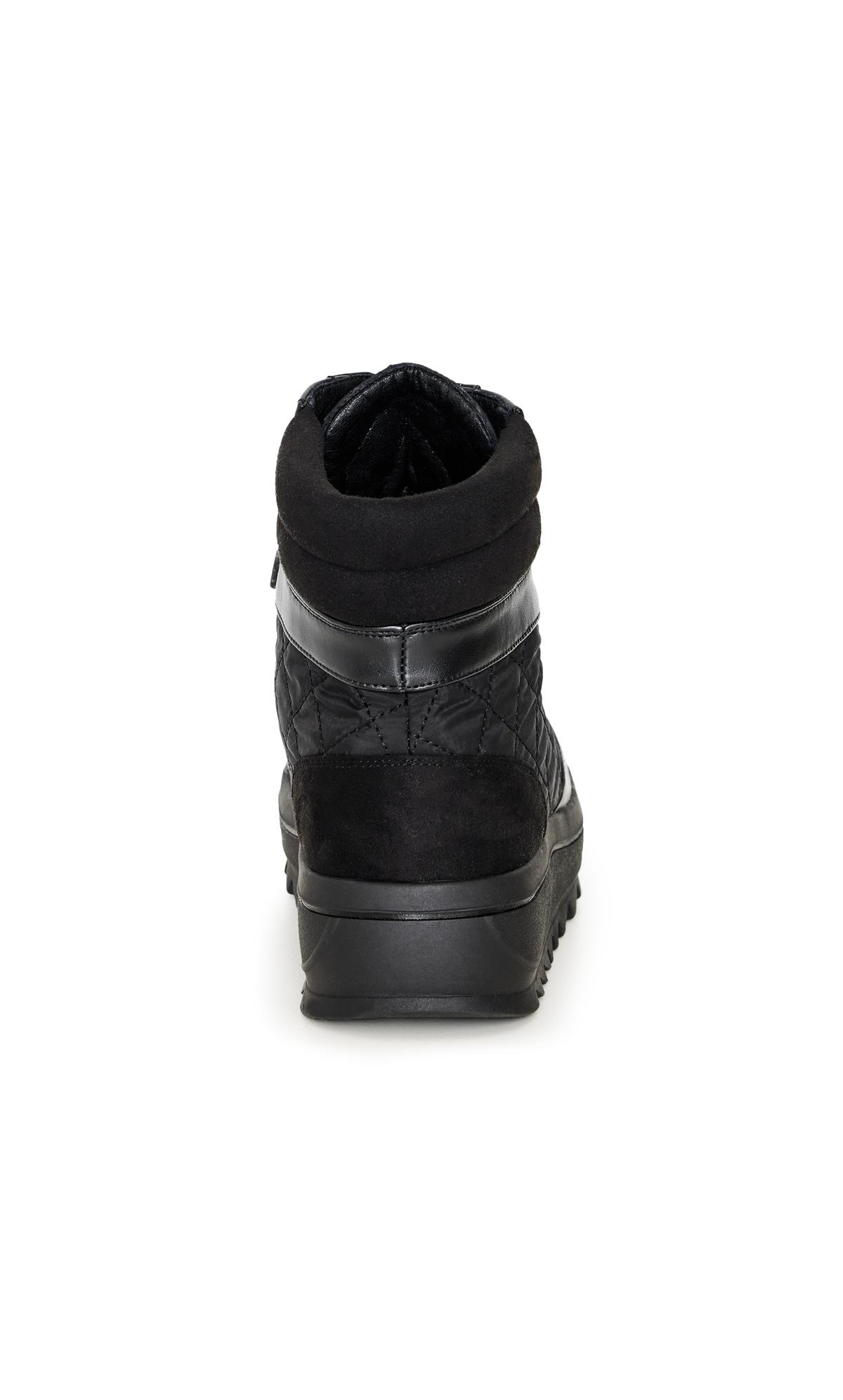 Piper Black Wide Fit Winter Boot 3