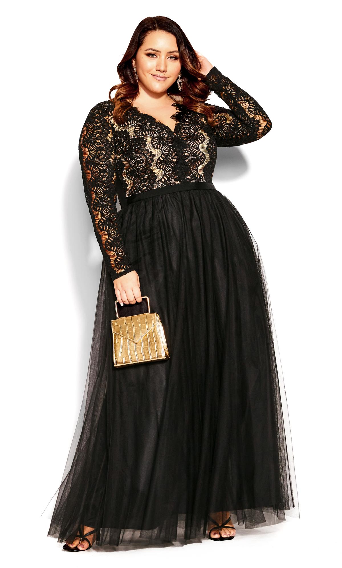 Rare Beauty Black Maxi Dress 2