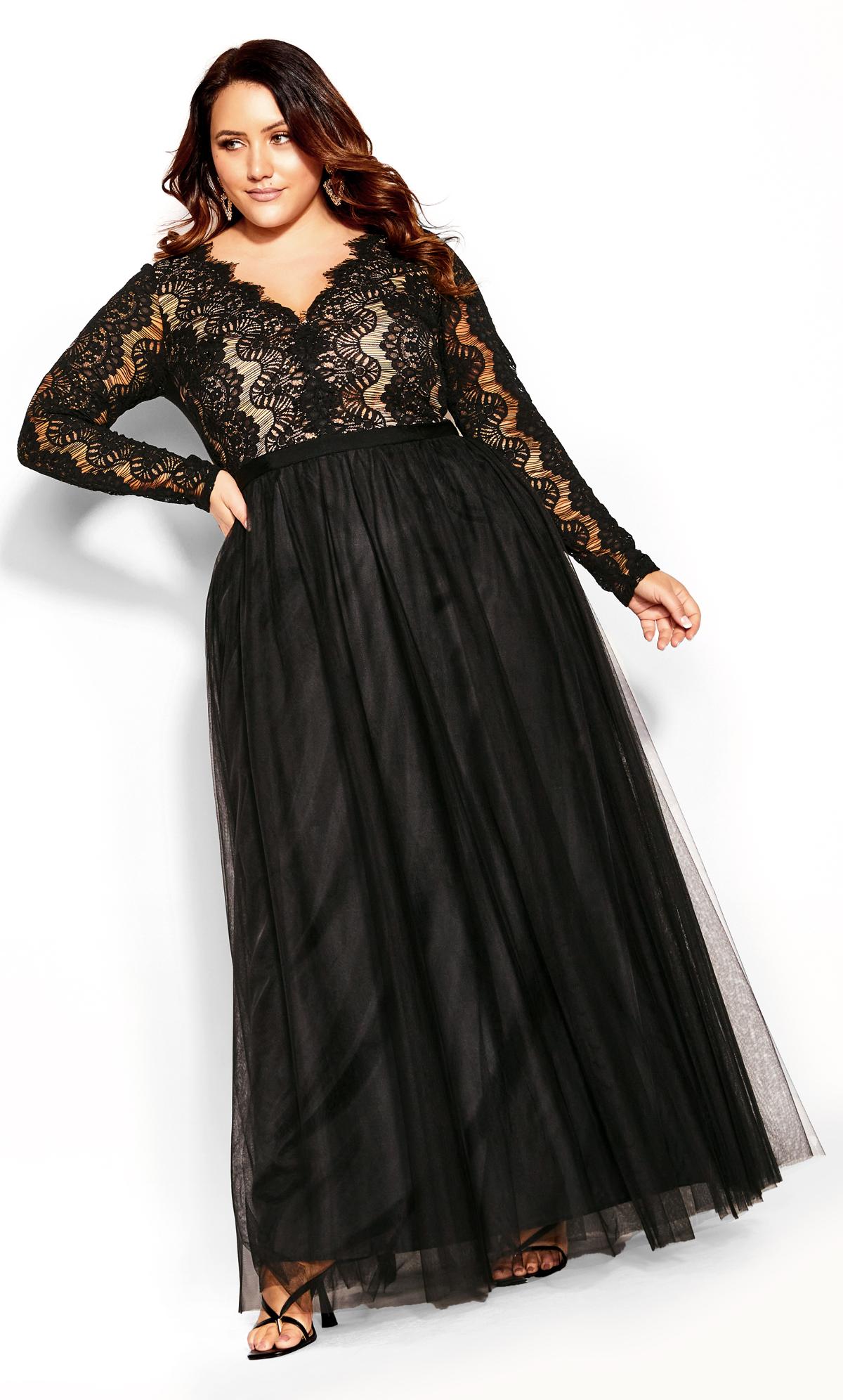Rare Beauty Black Maxi Dress 1