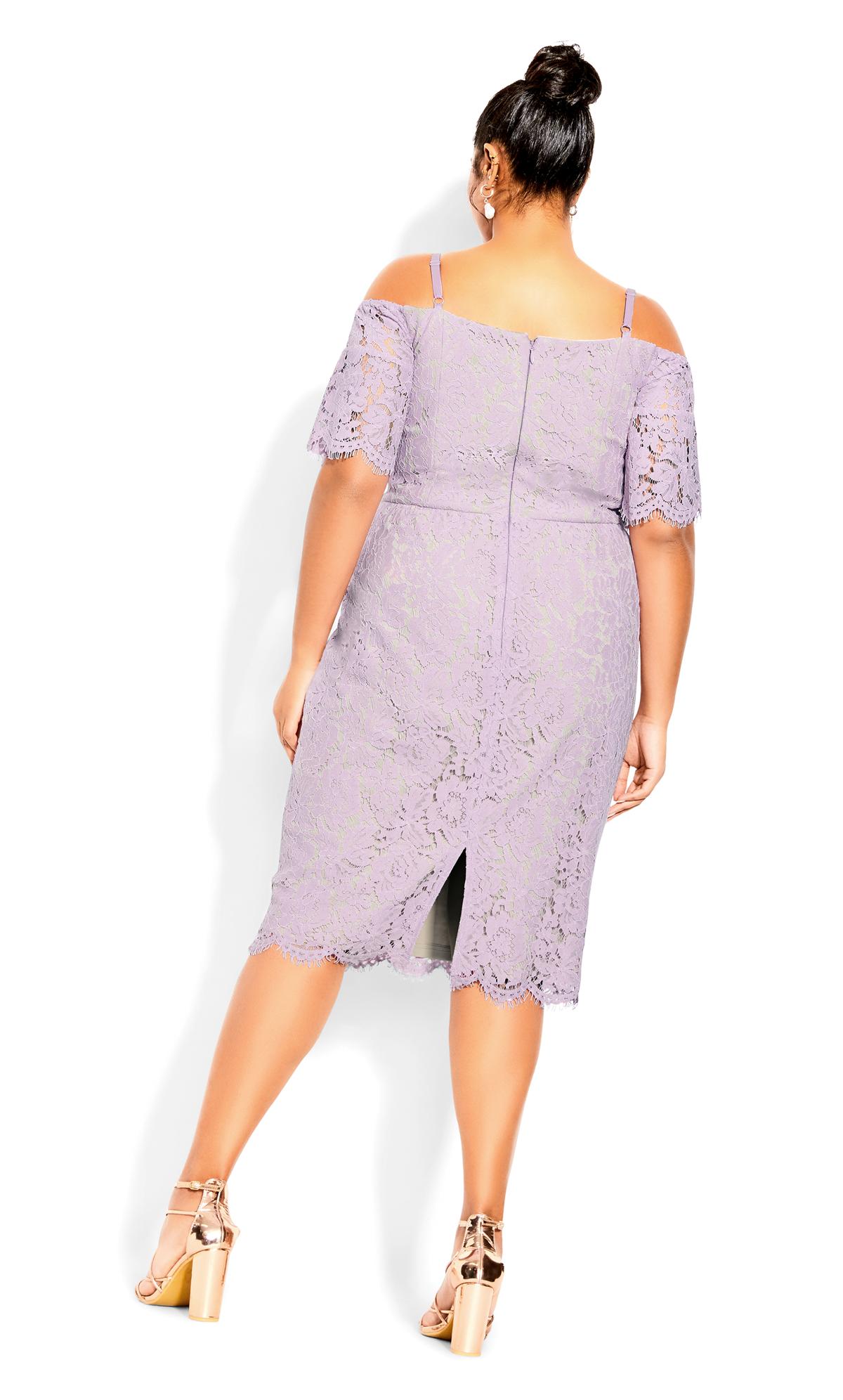 Lace Whisper Lilac Dress 3
