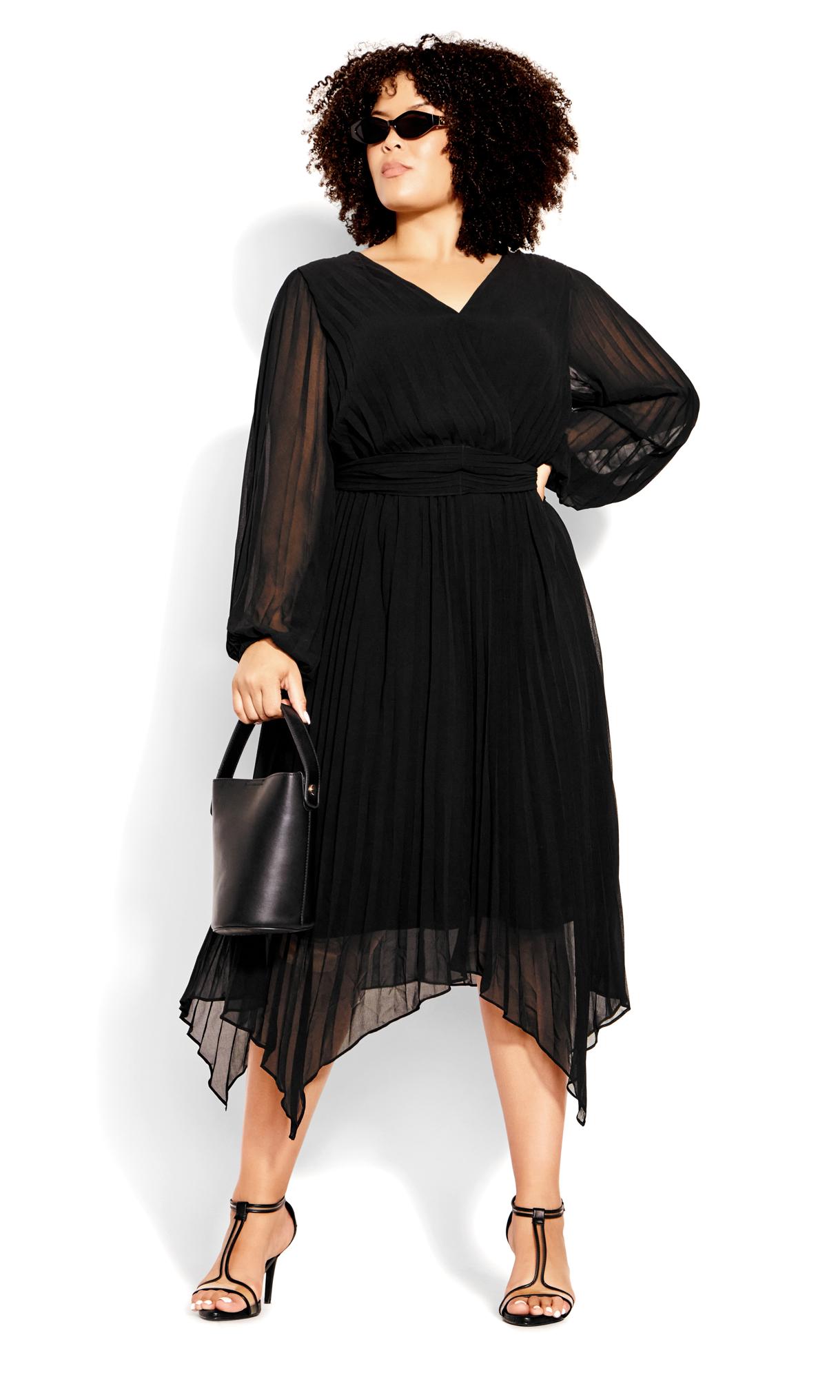 Romee Black Midi Dress 1