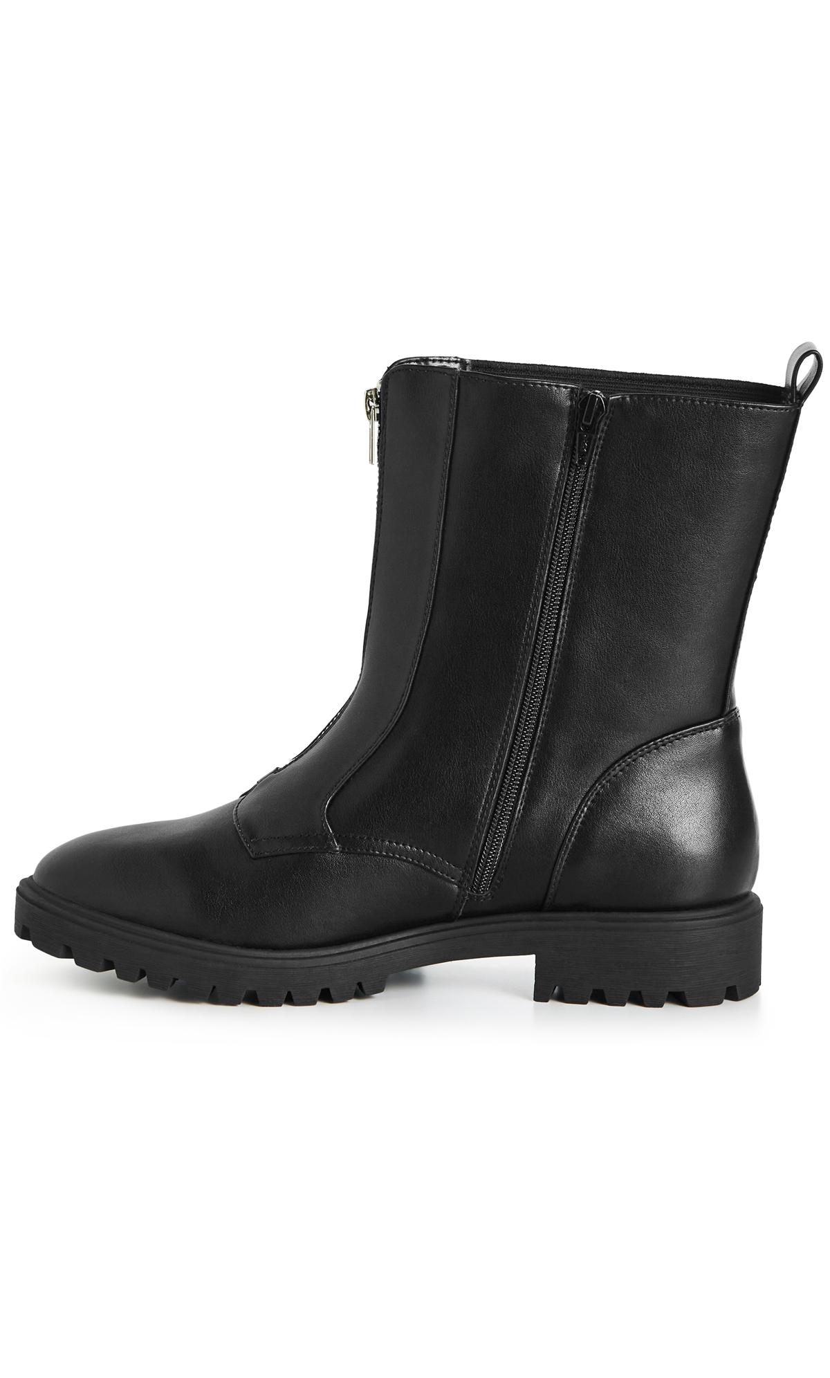 Samba Black Ankle Boot | Evans