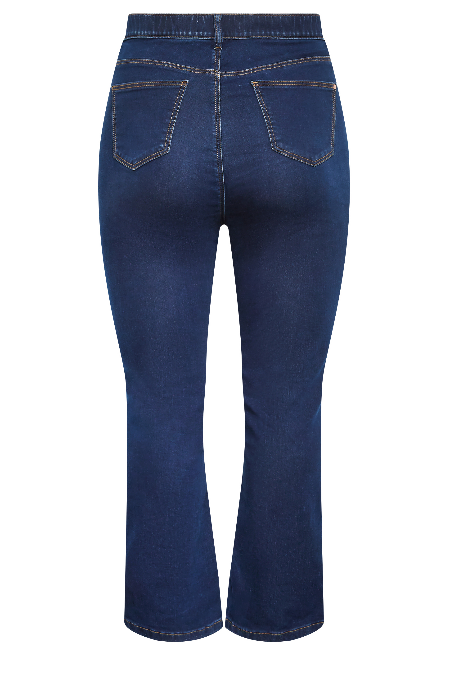 YOURS Plus Size Indigo Blue Bootcut Stretch ISLA Jeans | Yours Clothing 5