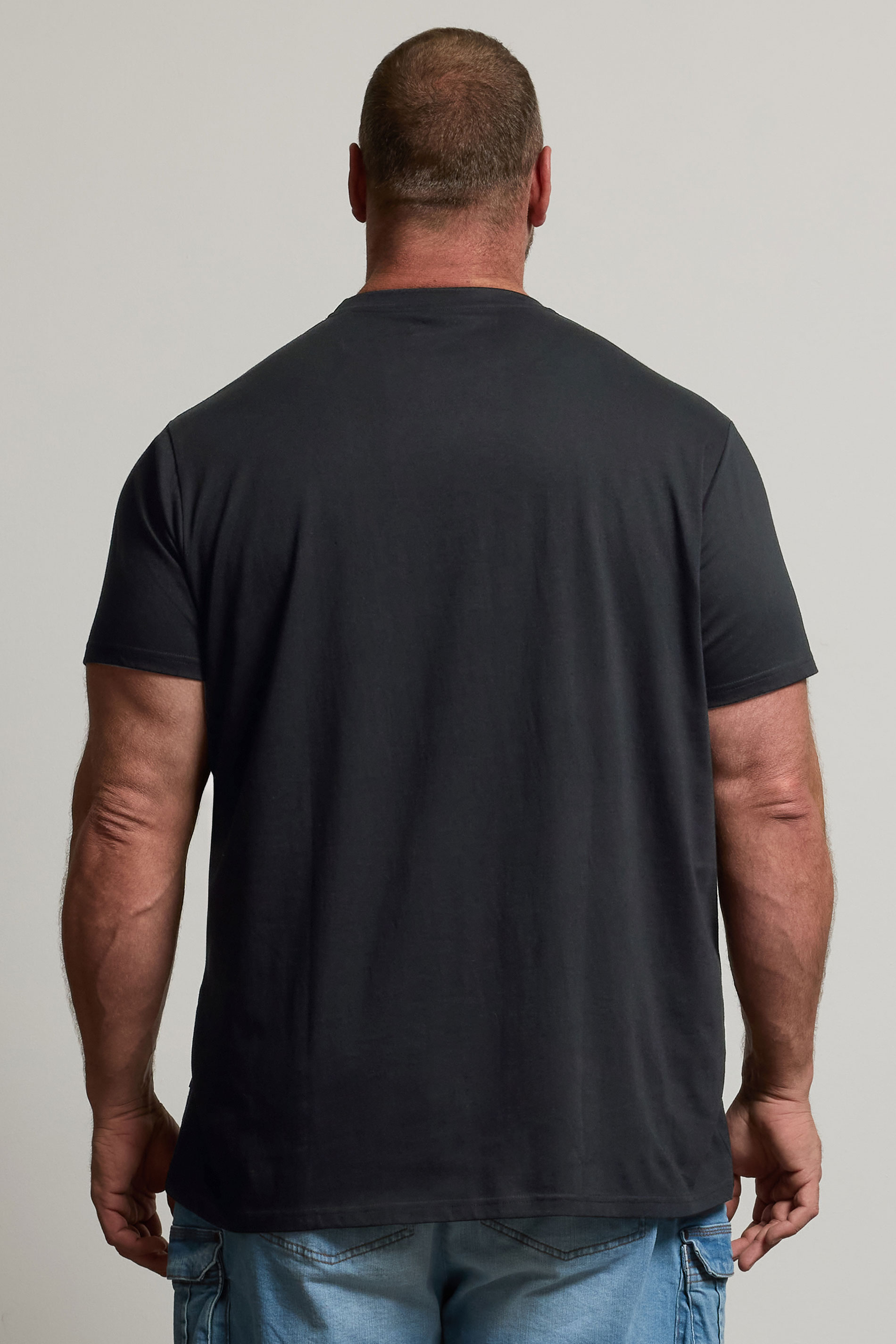 BadRhino Big & Tall Black/Blue/Red/Green/Navy 5 Pack Extra Long T-Shirts | BadRhino 6