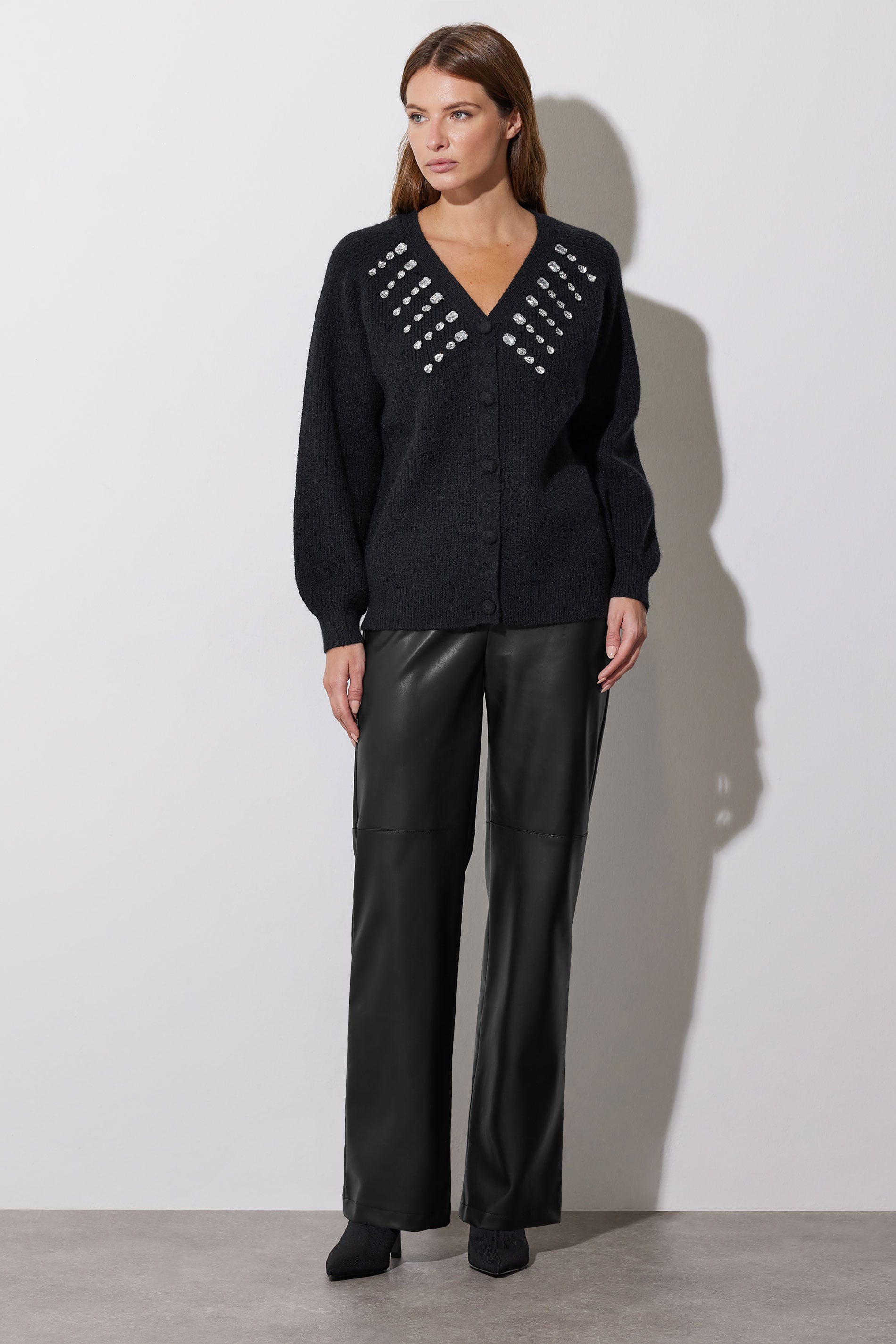STAR Black Gem Embellished Cardigan | StarByJM 6