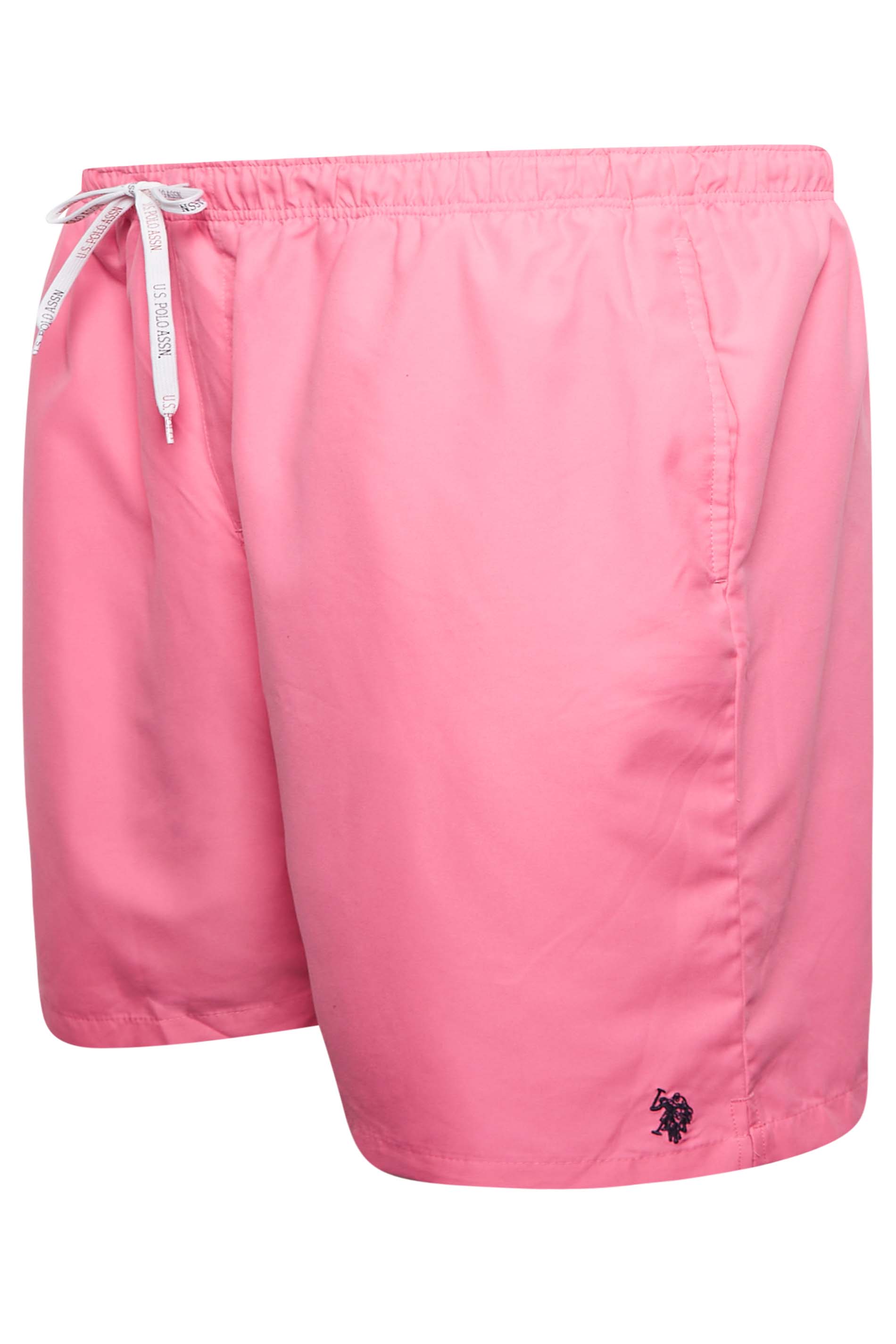 U.S. POLO ASSN. Big & Tall Pink Swim Shorts | BadRhino 5