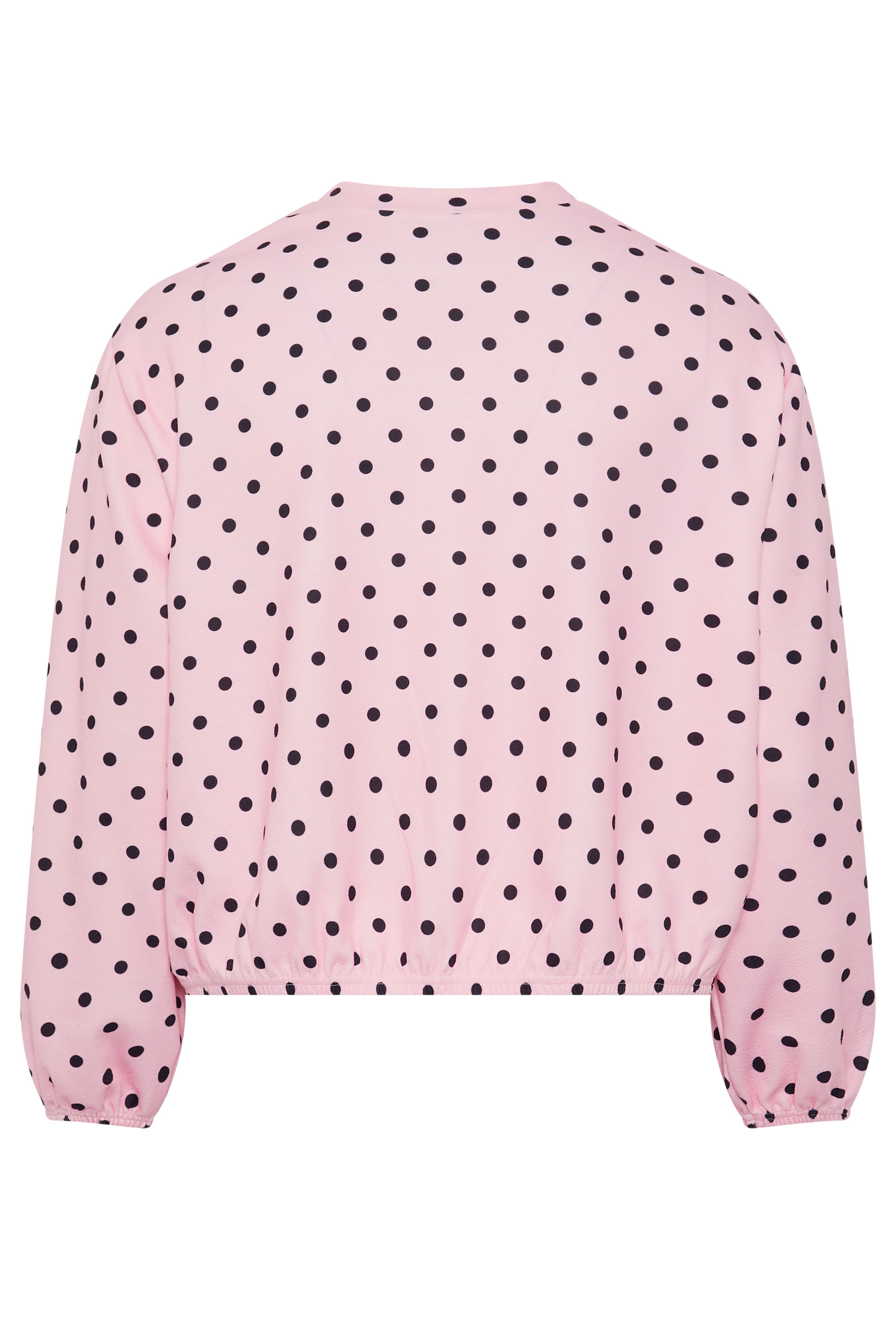 LIMITED COLLECTION Plus Size Pink Polka Dot Bomber Jacket | Yours Clothing 6