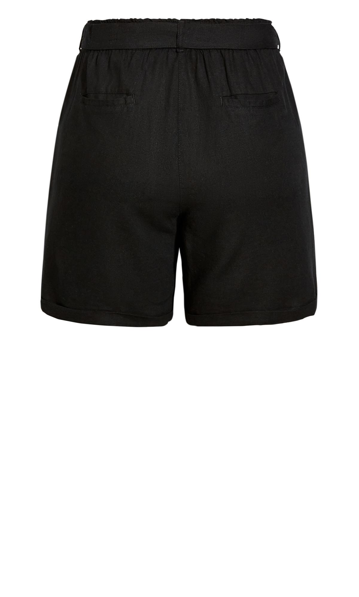 Fashion Long Short Black | Evans