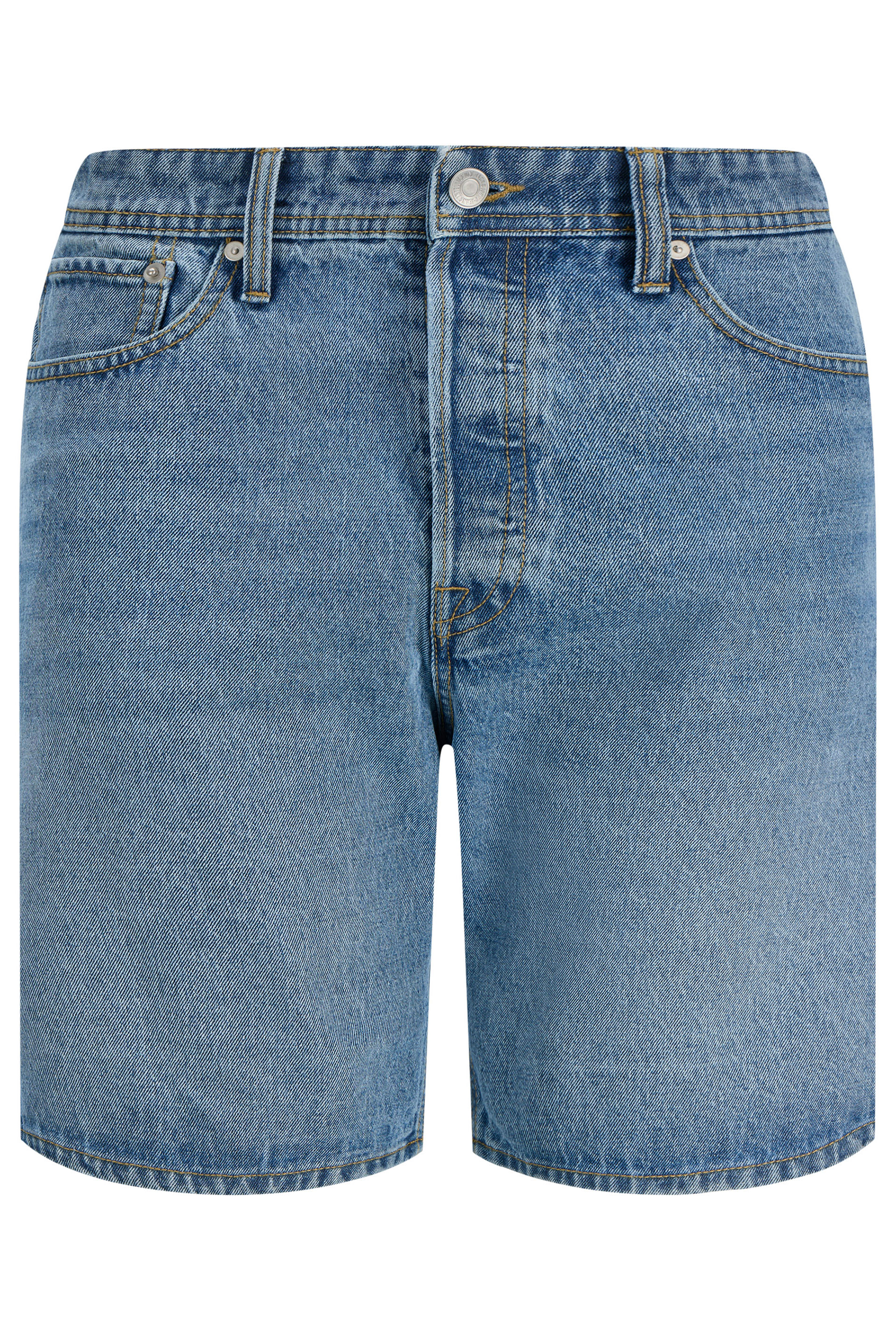 JACK & JONES Big & Tall Blue Cotton Shorts | BadRhino 2