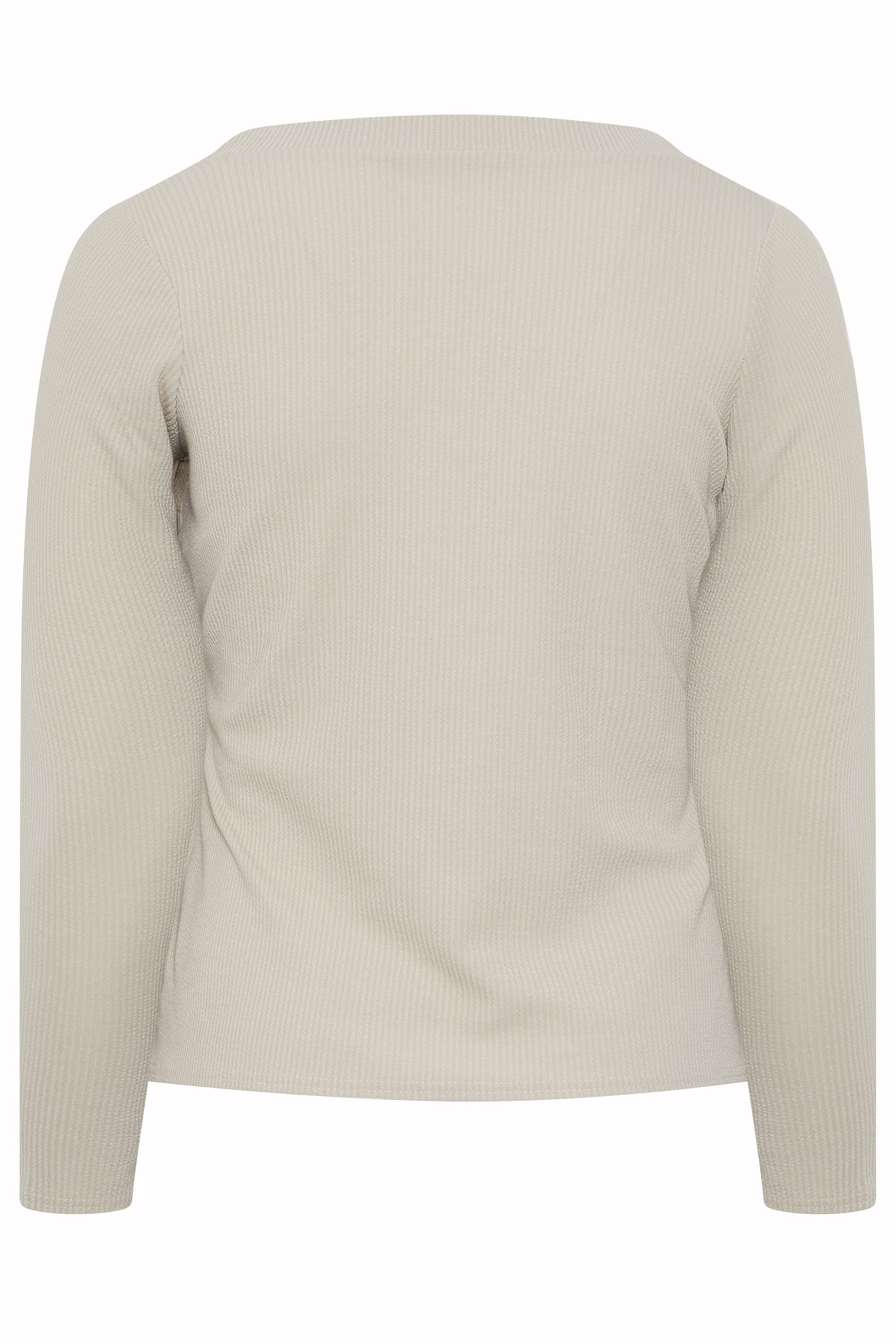 LIMITED COLLECTION Plus Size Beige Ribbed Button Cardigan | Yours Clothing 6