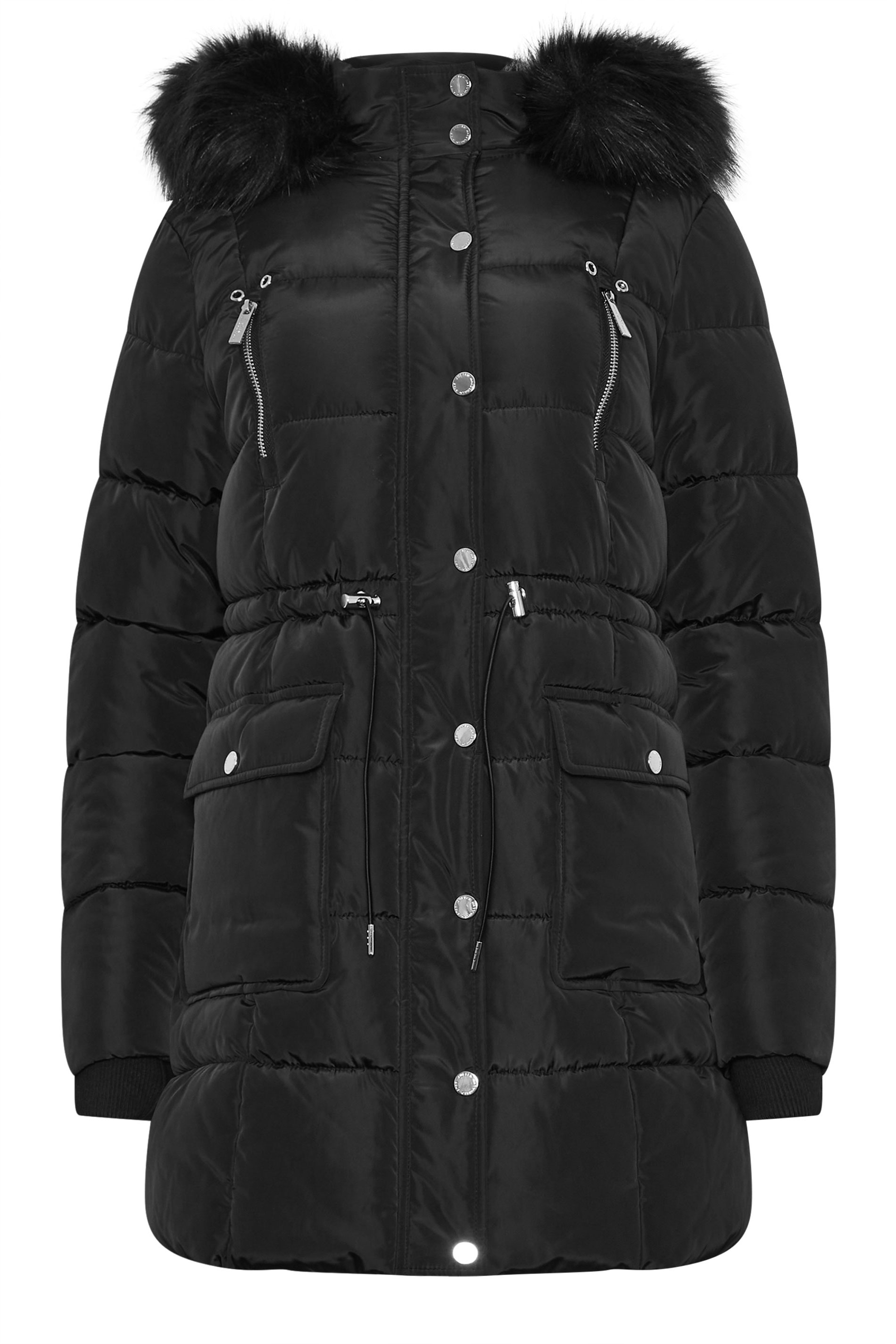 STAR Black Padded Puffer Jacket | STAR x JM 6