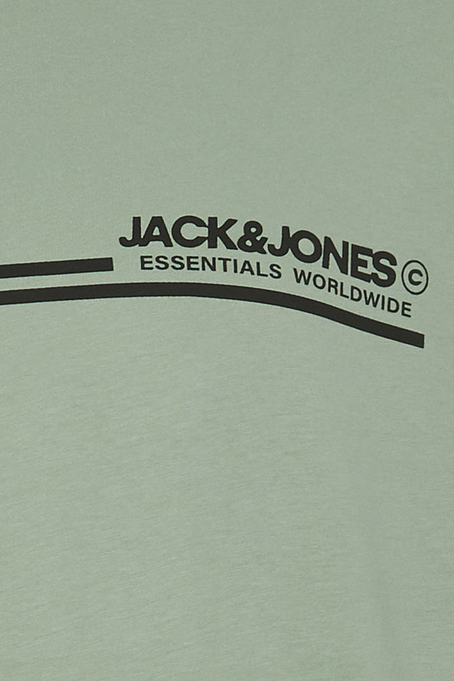 JACK & JONES Big & Tall Green T-Shirt & Shorts Set  6