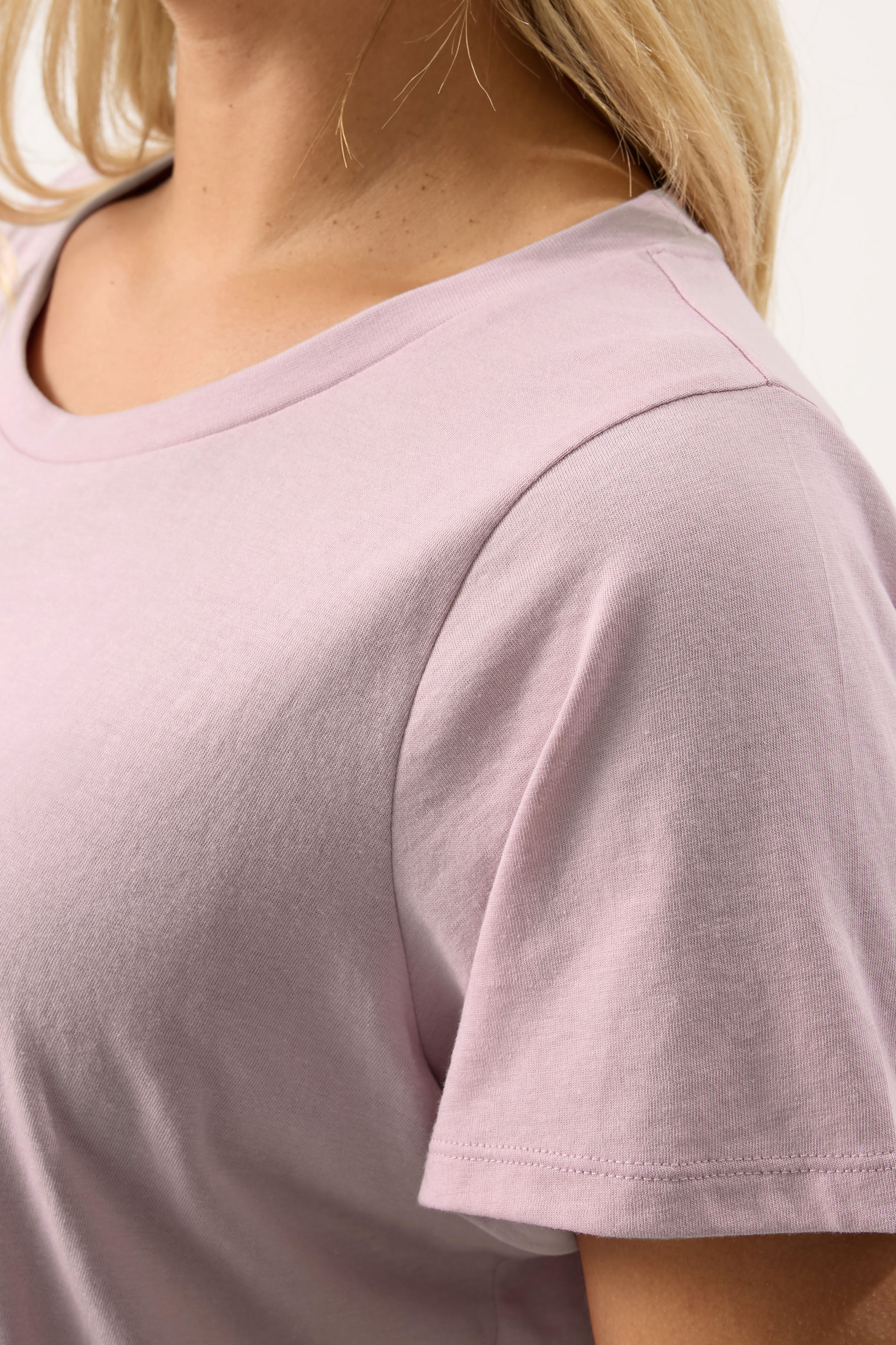YOURS Plus Size Light Pink Core T-Shirt | Yours Clothing 4