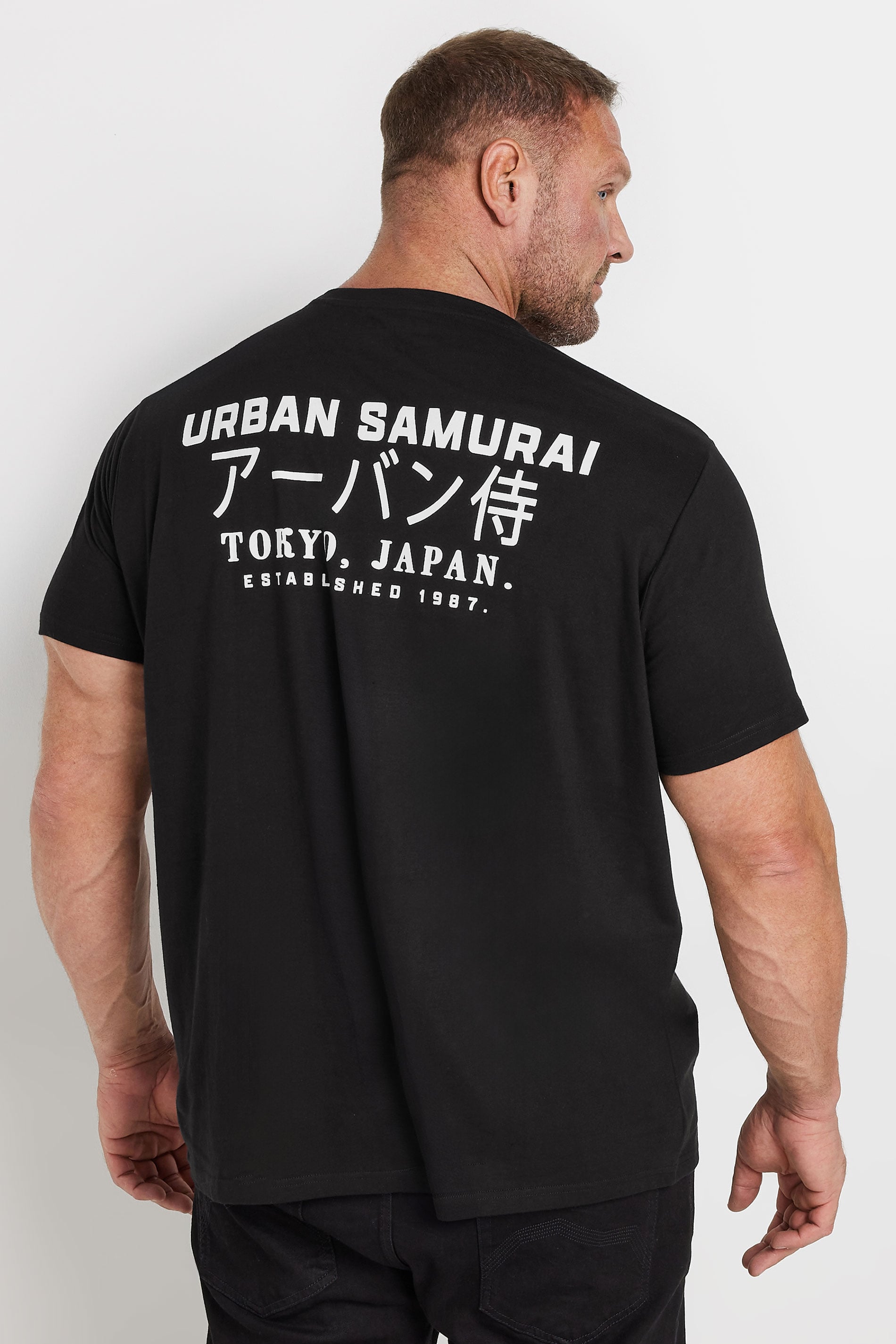 BadRhino Big & Tall 2 PACK Black & Sage Green 'Urban Samurai' T-Shirts | BadRhino 4