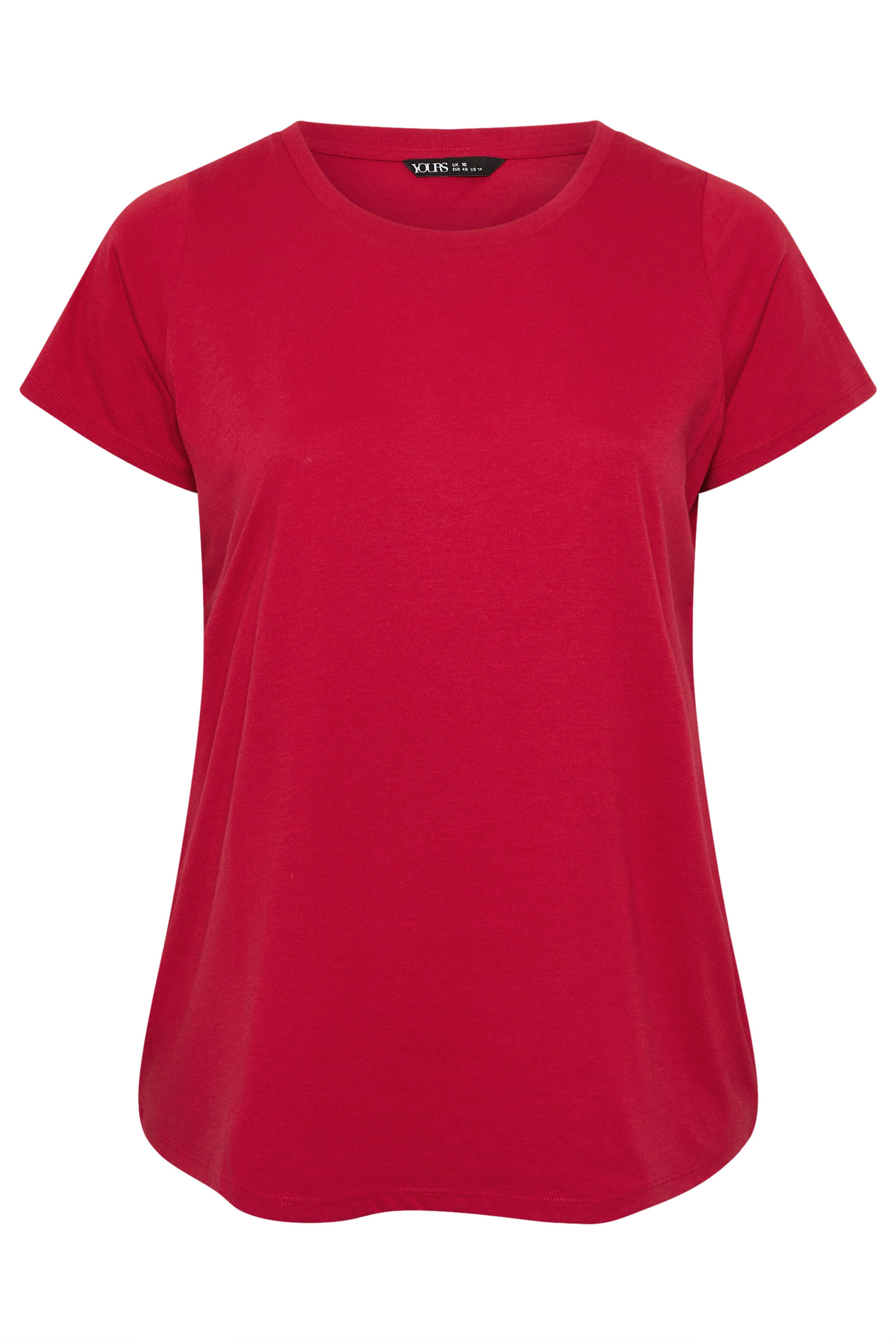 YOURS Plus Size Red Core T-Shirt | Yours Clothing 5