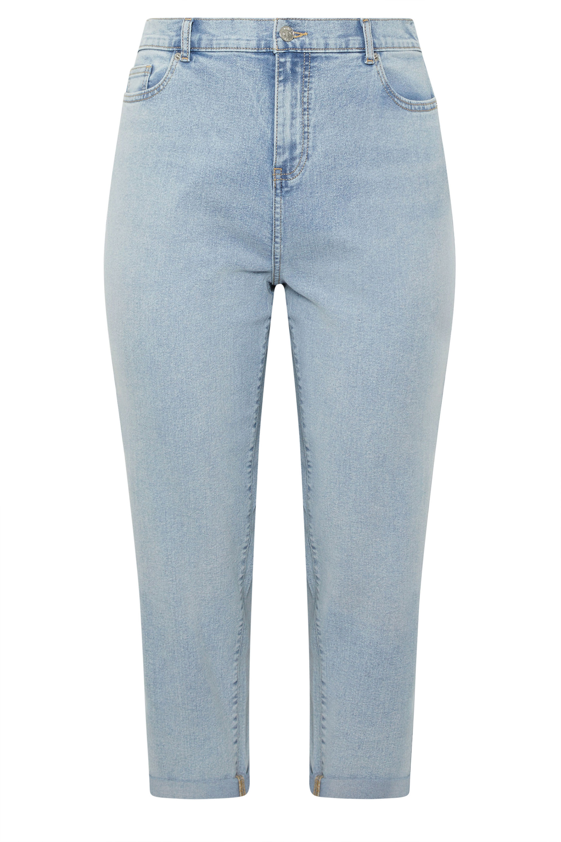 YOURS Plus Size Blue Boyfriend Jeans | Yours Clothing 5