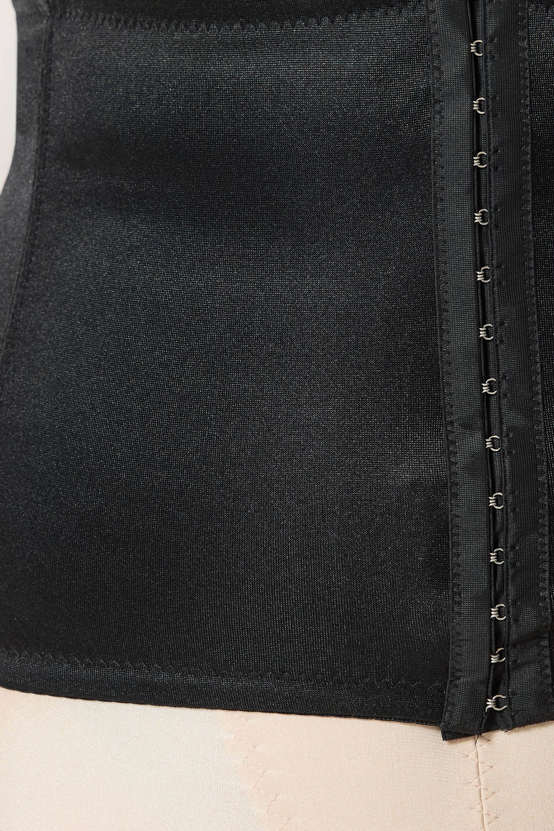 Plus Size Black Hook & Eye Control Belly Band | Yours Clothing 4