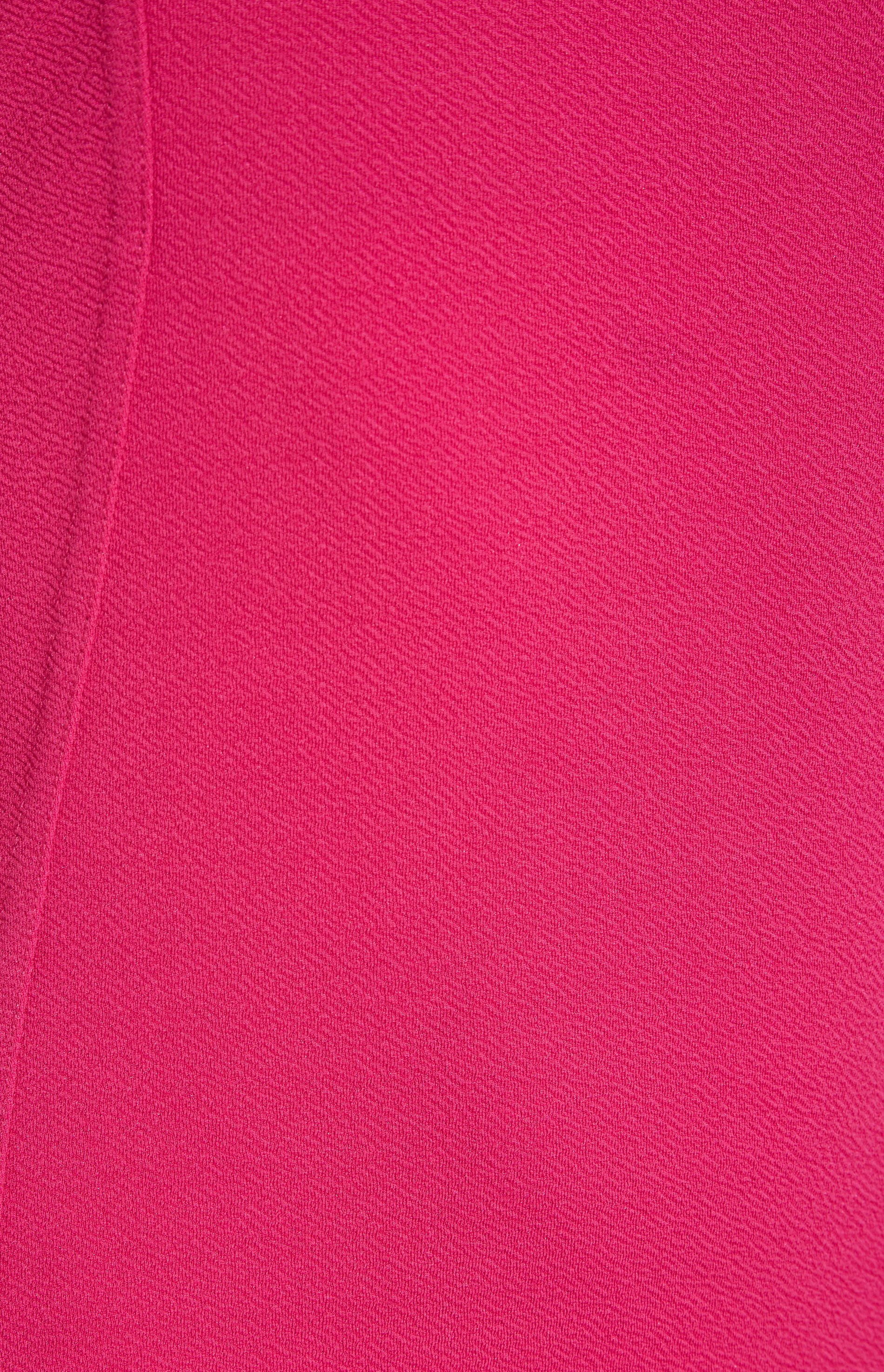 Tall Women's LTS Bright Pink Notch Neck Midi Dress | Long Tall Sally 5