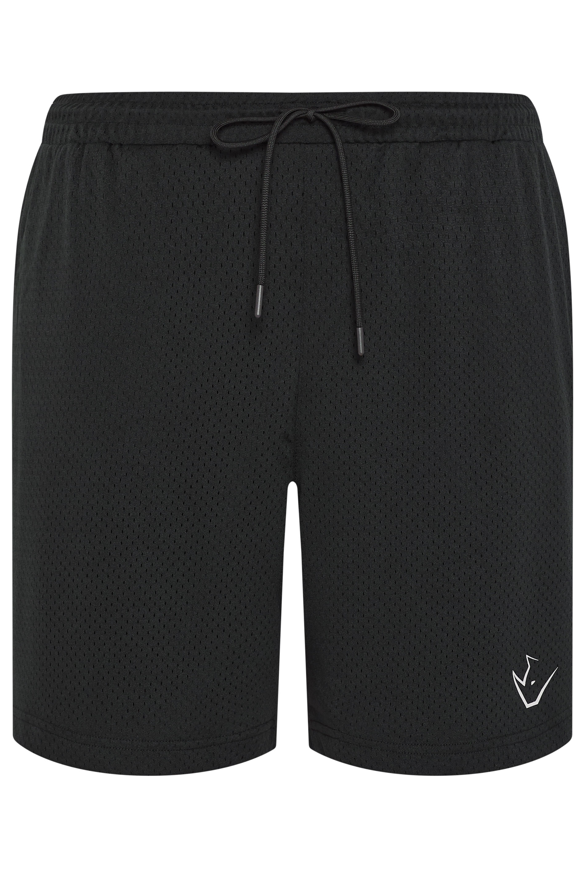 IronRhino Big & Tall Black Lightweight Mesh Shorts | IronRhino 5