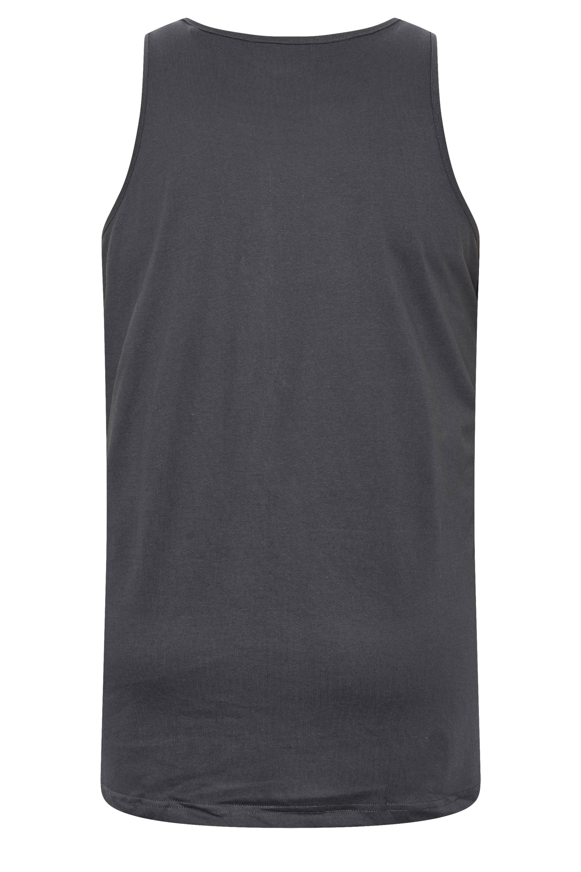 BadRhino Big & Tall Grey 'Adventure' Chest Print Vest | BadRhino 3