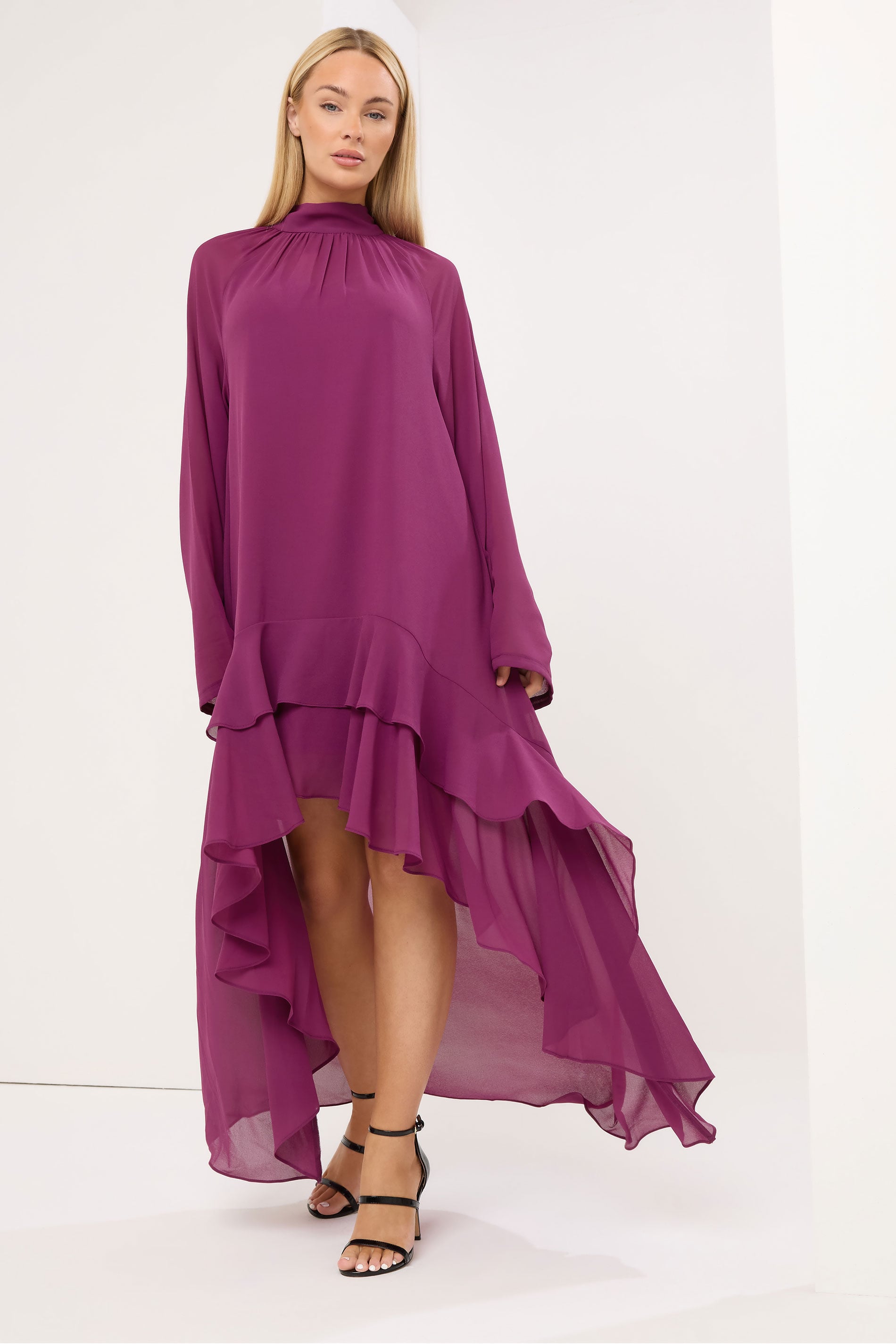 STAR Purple Dipped Hem Maxi Dress | StarByJM 3